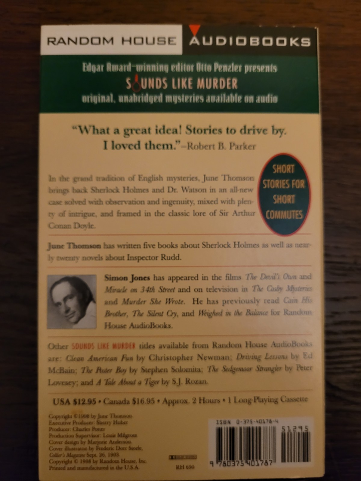 SOUNDS LIKE MURDER Audiobook Collection Edited by Otto Penzler (Rare)