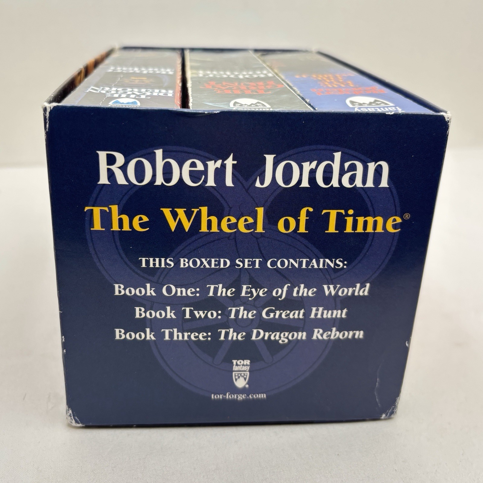Wheel of Time Box Set Paperback Book 1 2 3 Robert Jordan Eye World Hunt Dragon