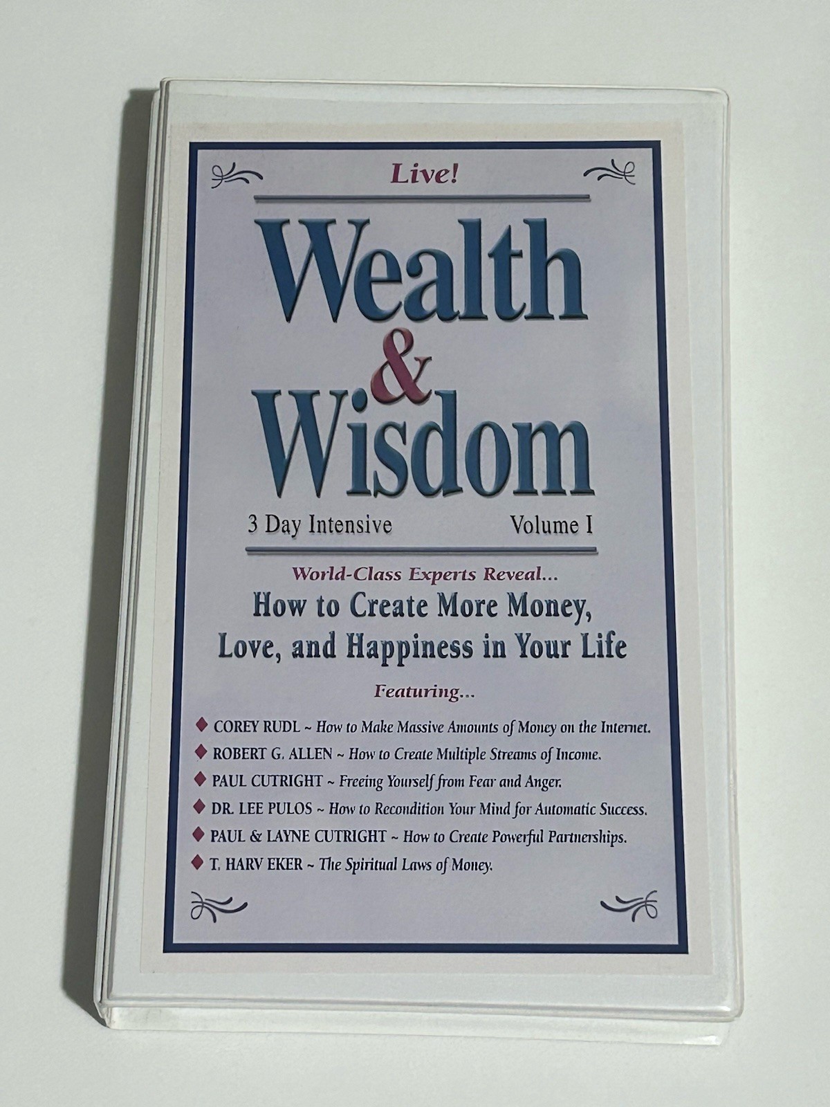 Wealth & Wisdom — 3 Day Intensive Volume 1 Live 16 CD Set Eker Allen Pulos RUDL