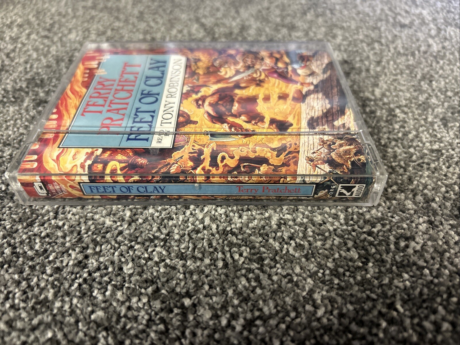 Terry Pratchett’s Feet Of Clay Audio Book On Cassette — Read By Tony Robinson