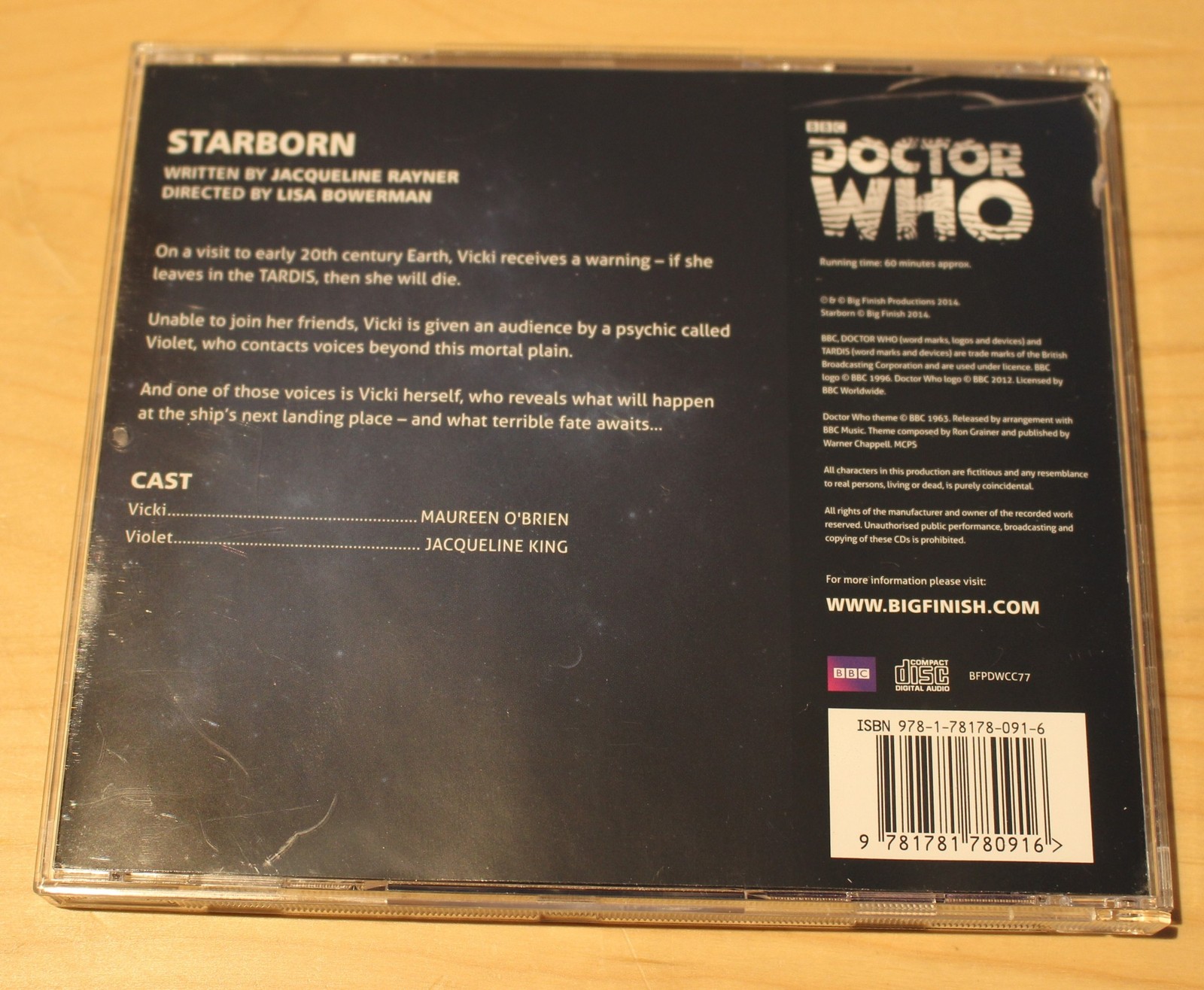 Doctor Who: The Companion Chronicles — 8×9-Starborn — Audio CD