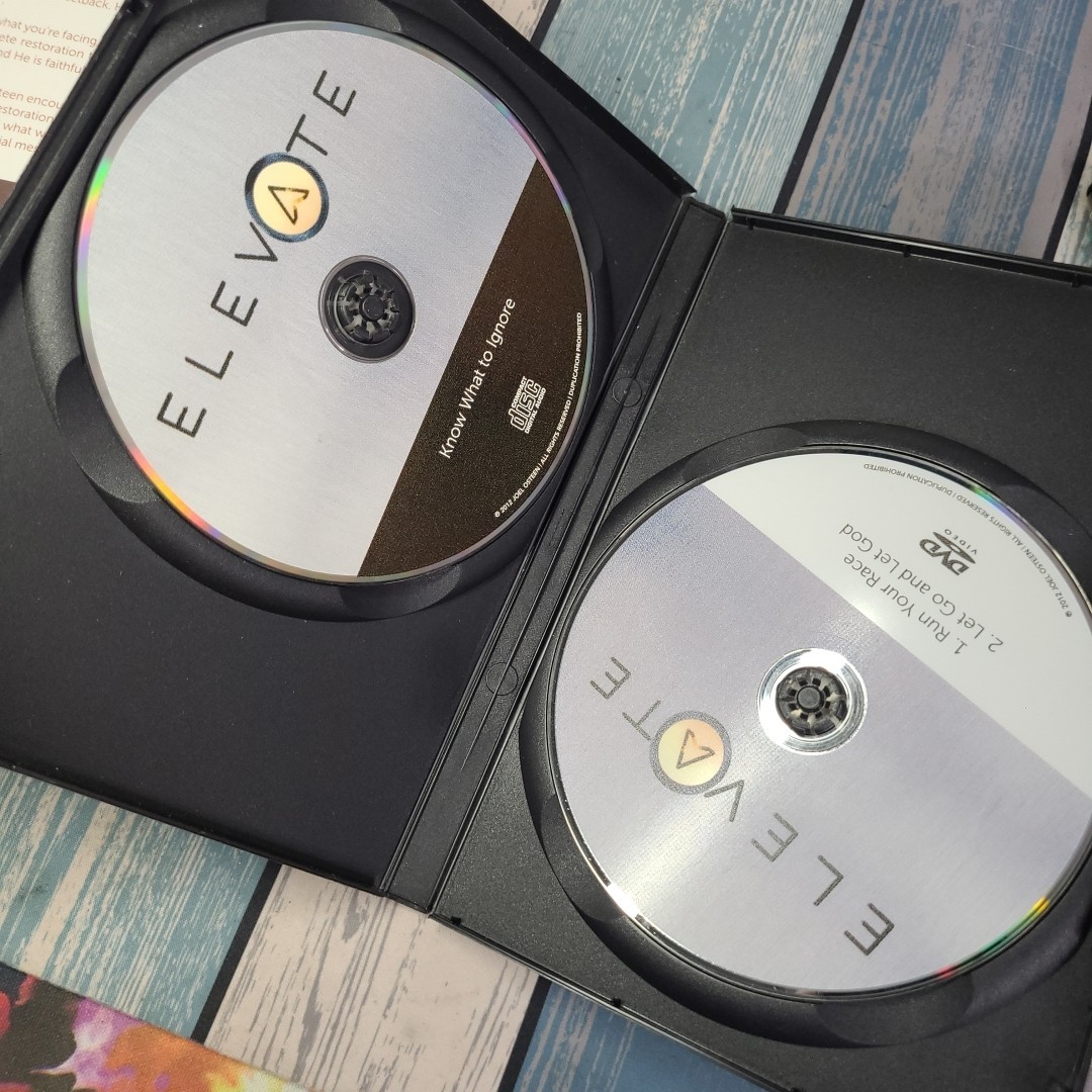 Joel Osteen 3 DVD CD LOT FEARLESS + Restore GODS Plan + ELEVATE the Next Level
