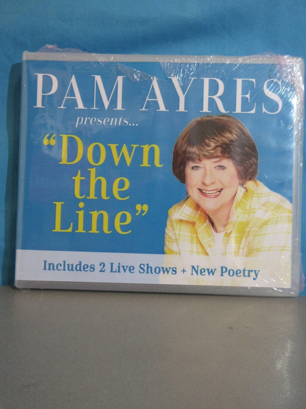 Pam Ayres: Down the Line: 3 Disc CD Audiobook (Unabridged) Brand New ( Sealed )