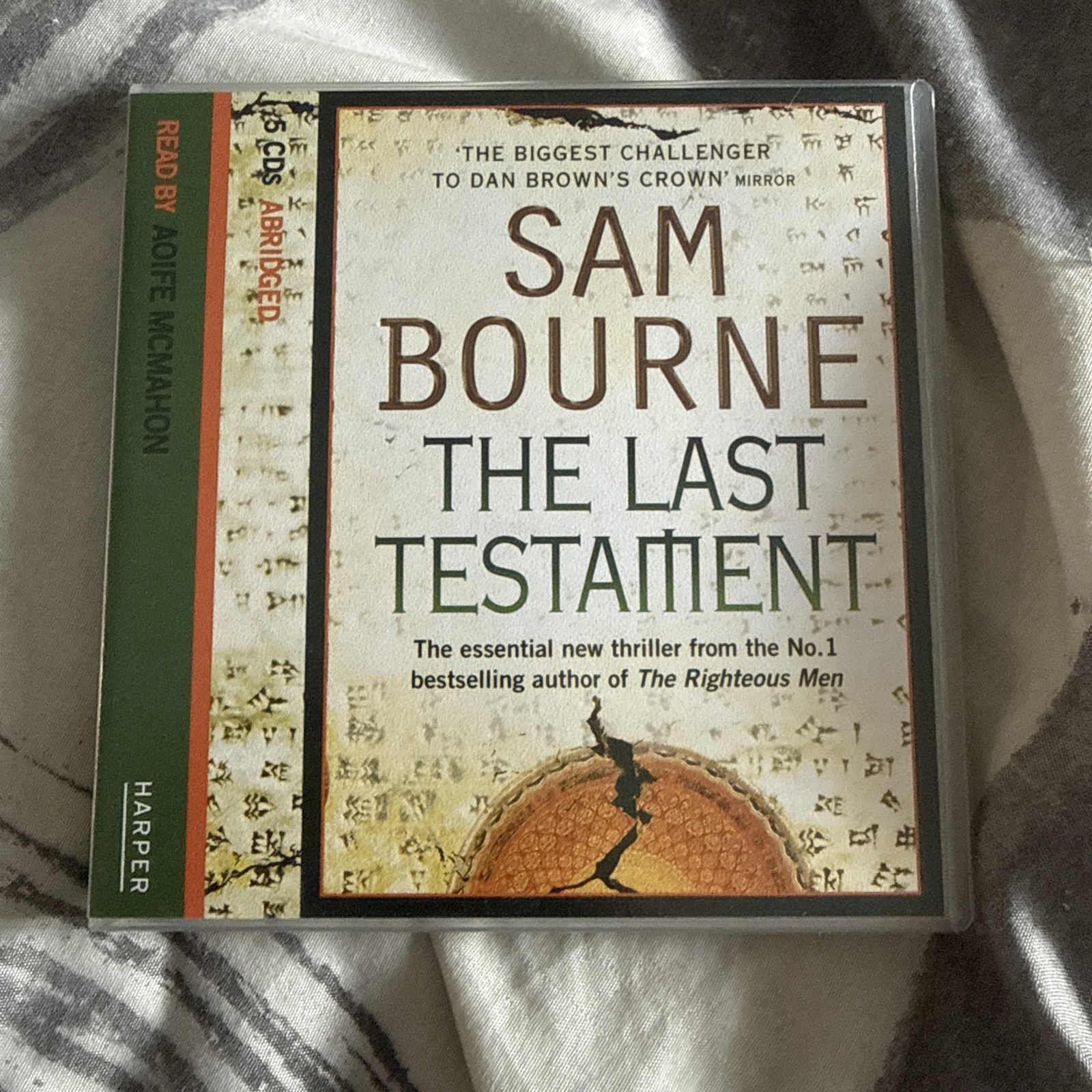 Audio Book SAM BOURNE The Last Testament on 5 x CDs read by Aiofe McMahon