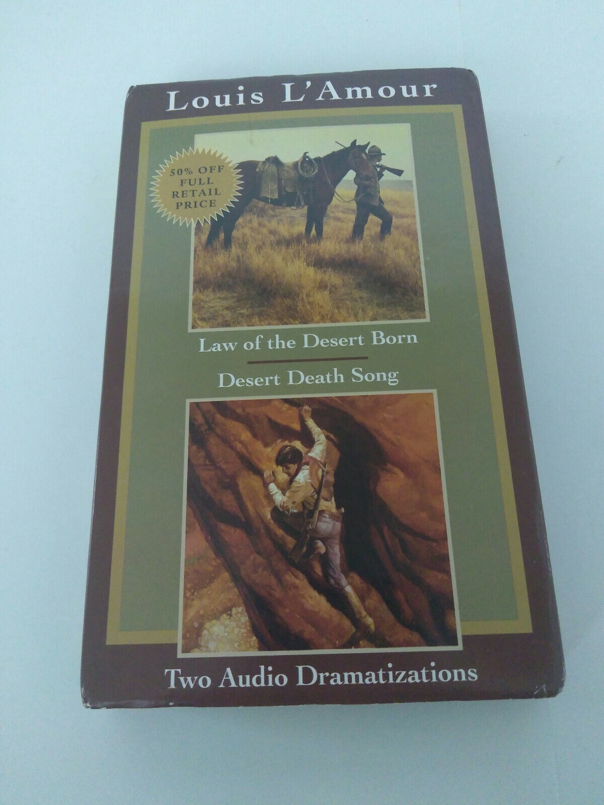 Louis L’Amour Cassette Tape Set «Law of the Desert Born, Desert Death Song»