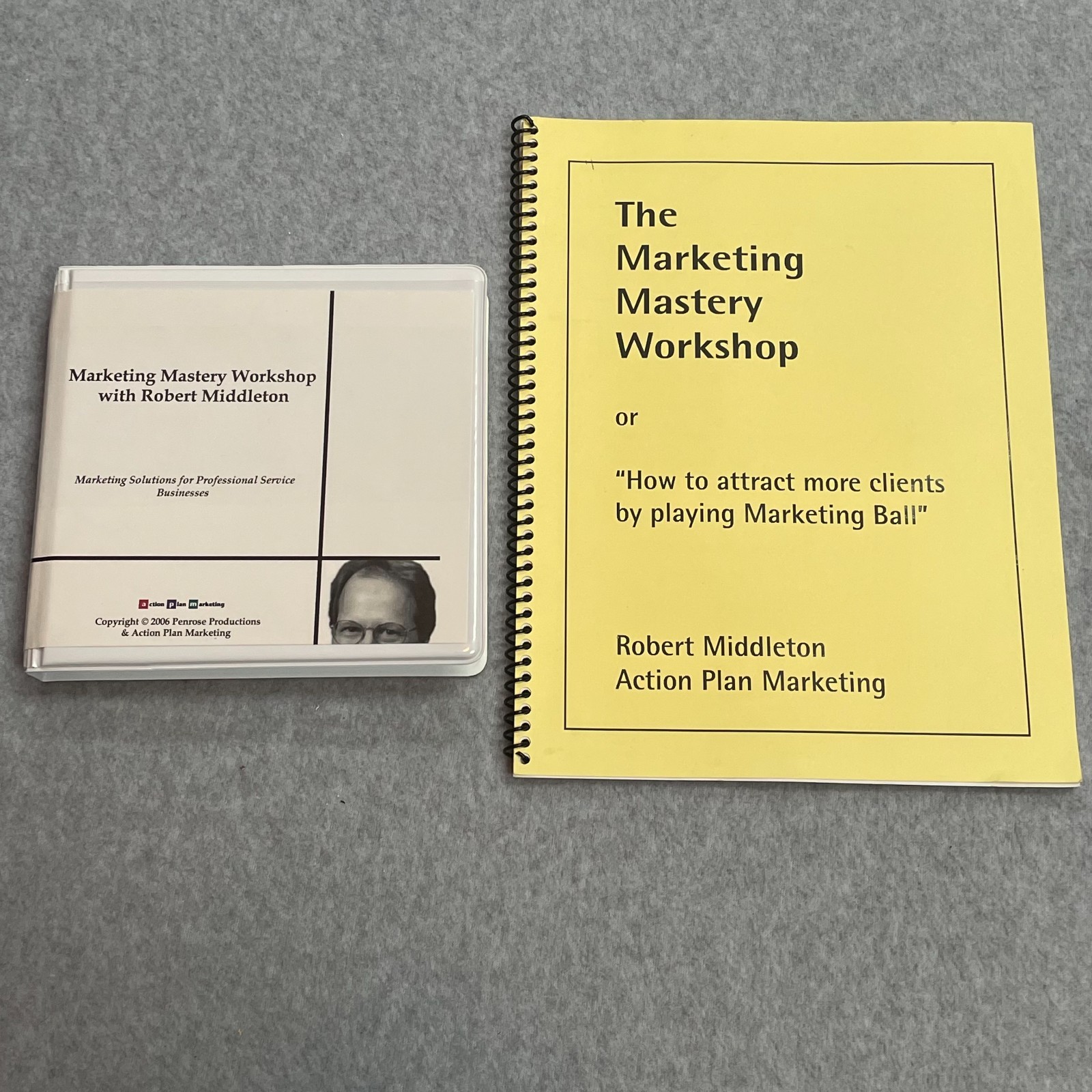Robert Middleton Marketing Mastery Workshop Live 12 Audio CD and Workbook Set