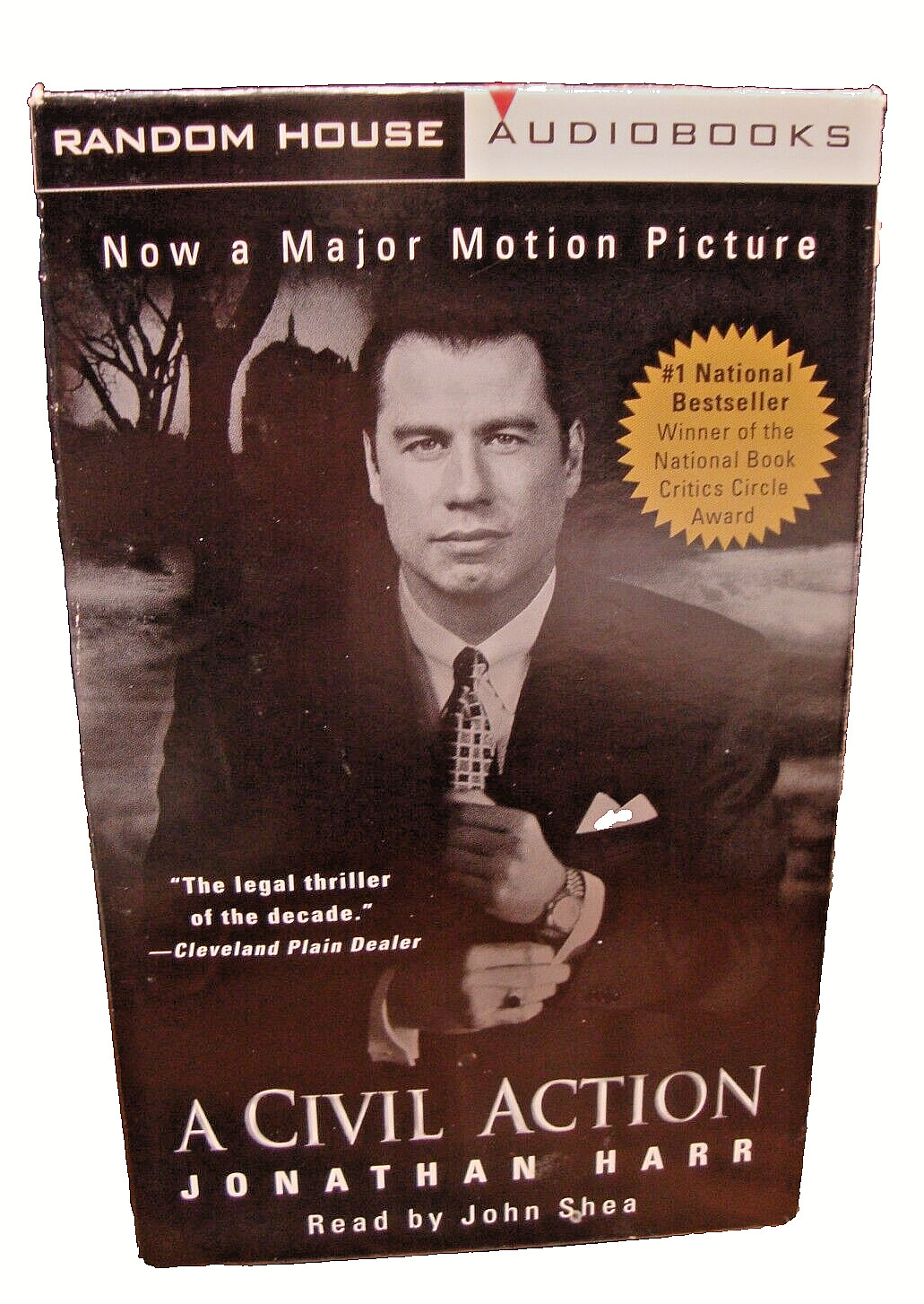 AUDIOBOOK Cassette: A Civil Action by Jonathan Harr ~Abridged~Random House Q19