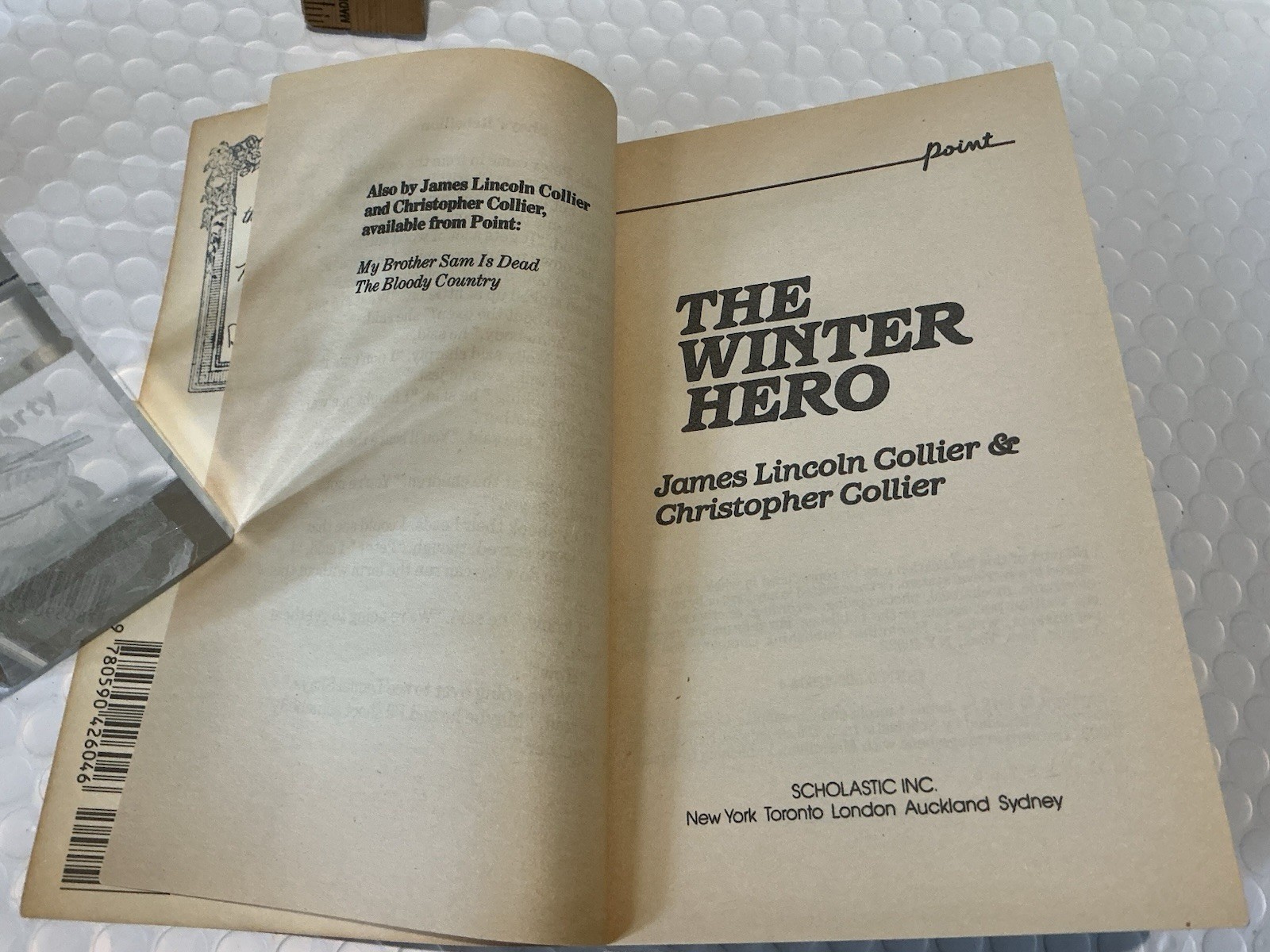 The Winter Hero — Paperback By Collier, James Lincoln — 1978 Mass Market PB VG