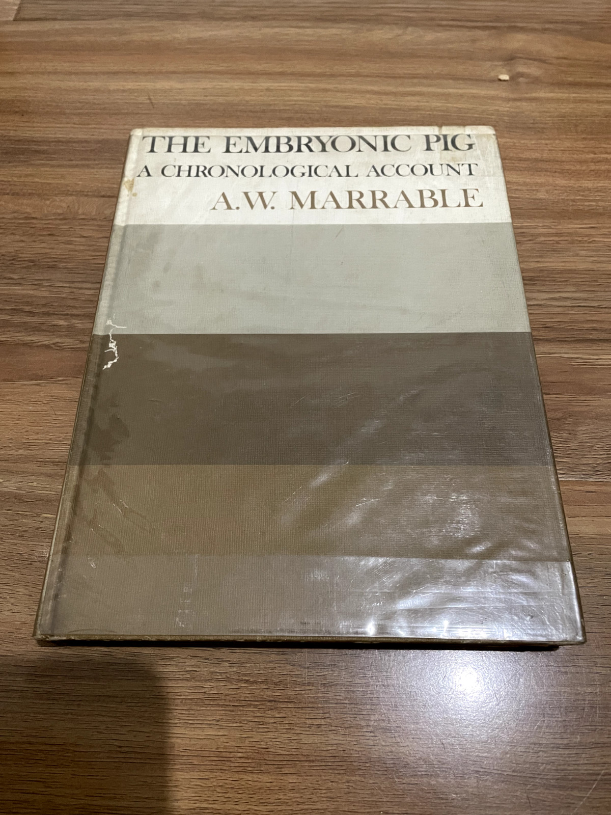 Embryonic Pig: A Chronological Account by A.W. Marrable (Hardback, 1971)