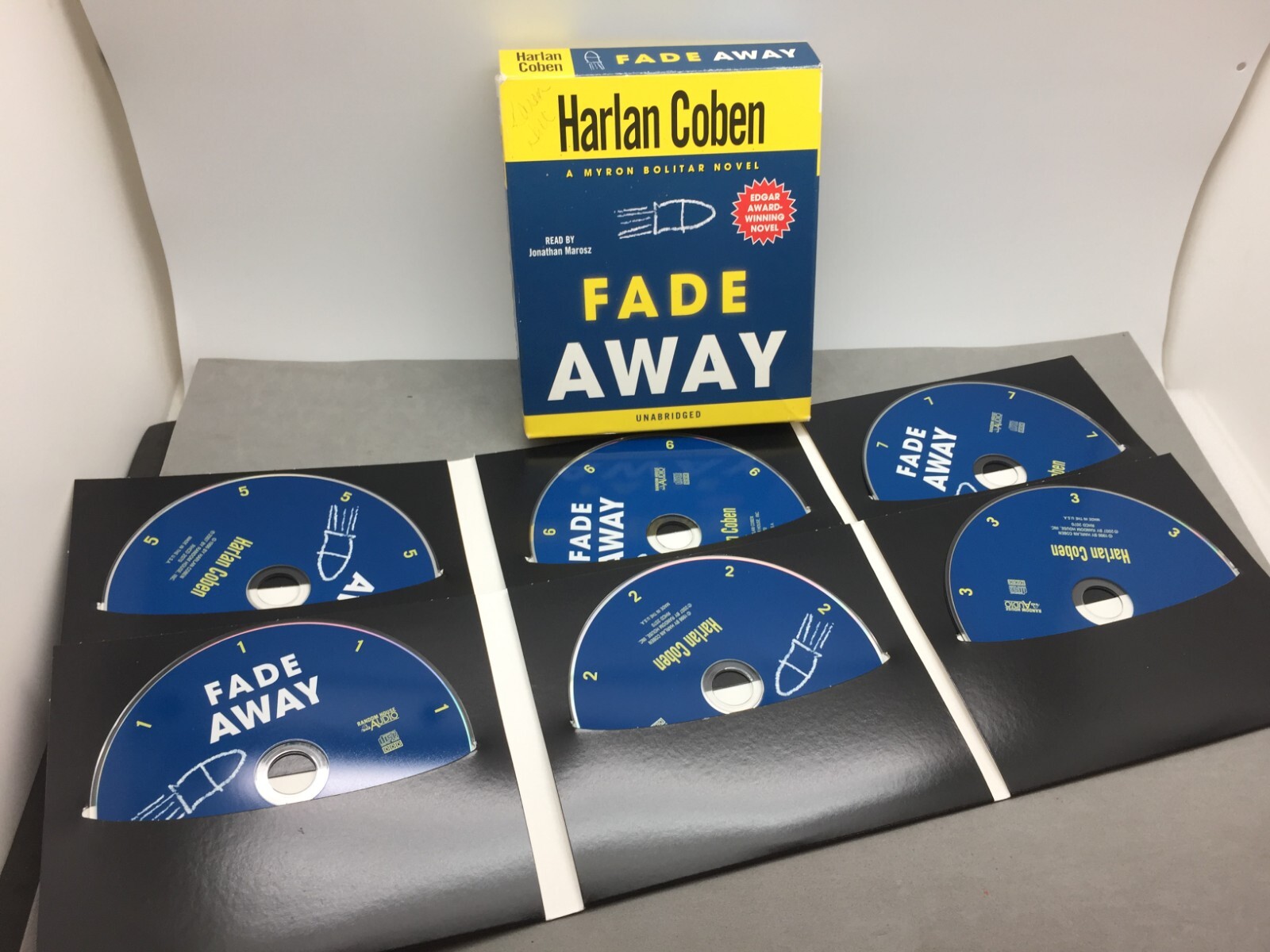 Audio Book Fade Away by Harlan Coben 7 Compact Disc Novel Sports Mystery 8+ Hrs
