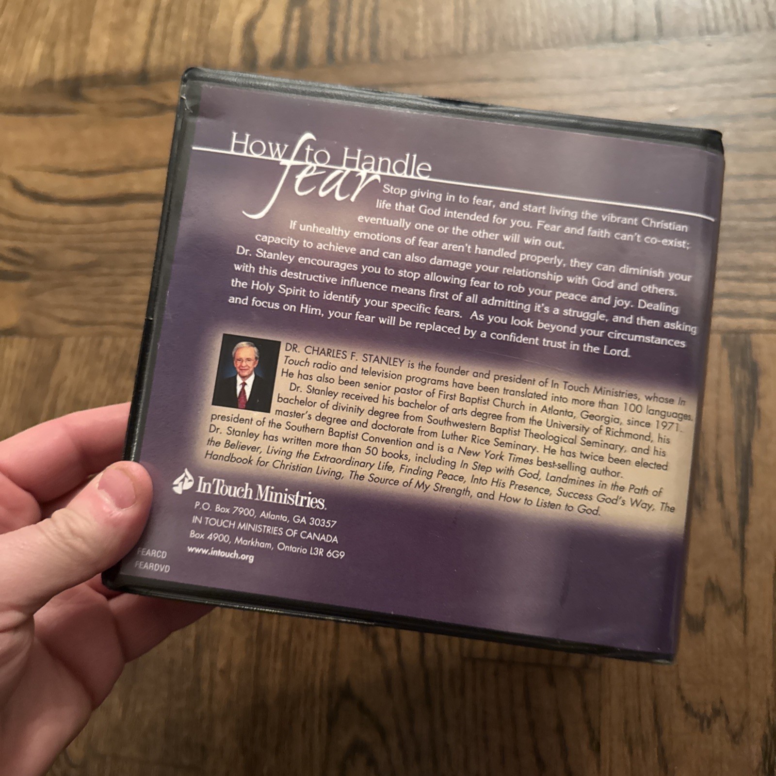 How To Handle Fear 2-Disc Set CD CHARLES F. STANLEY