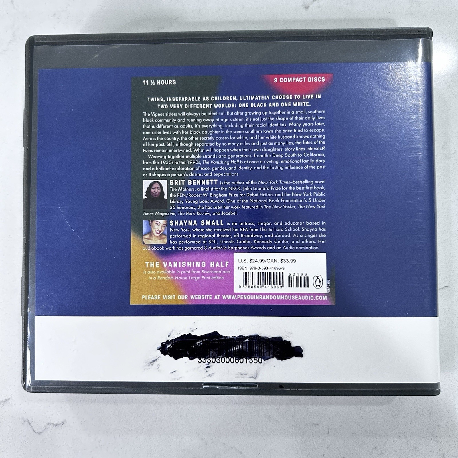 Brit Bennett The Vanishing Half Audiobook 9-Disc Set