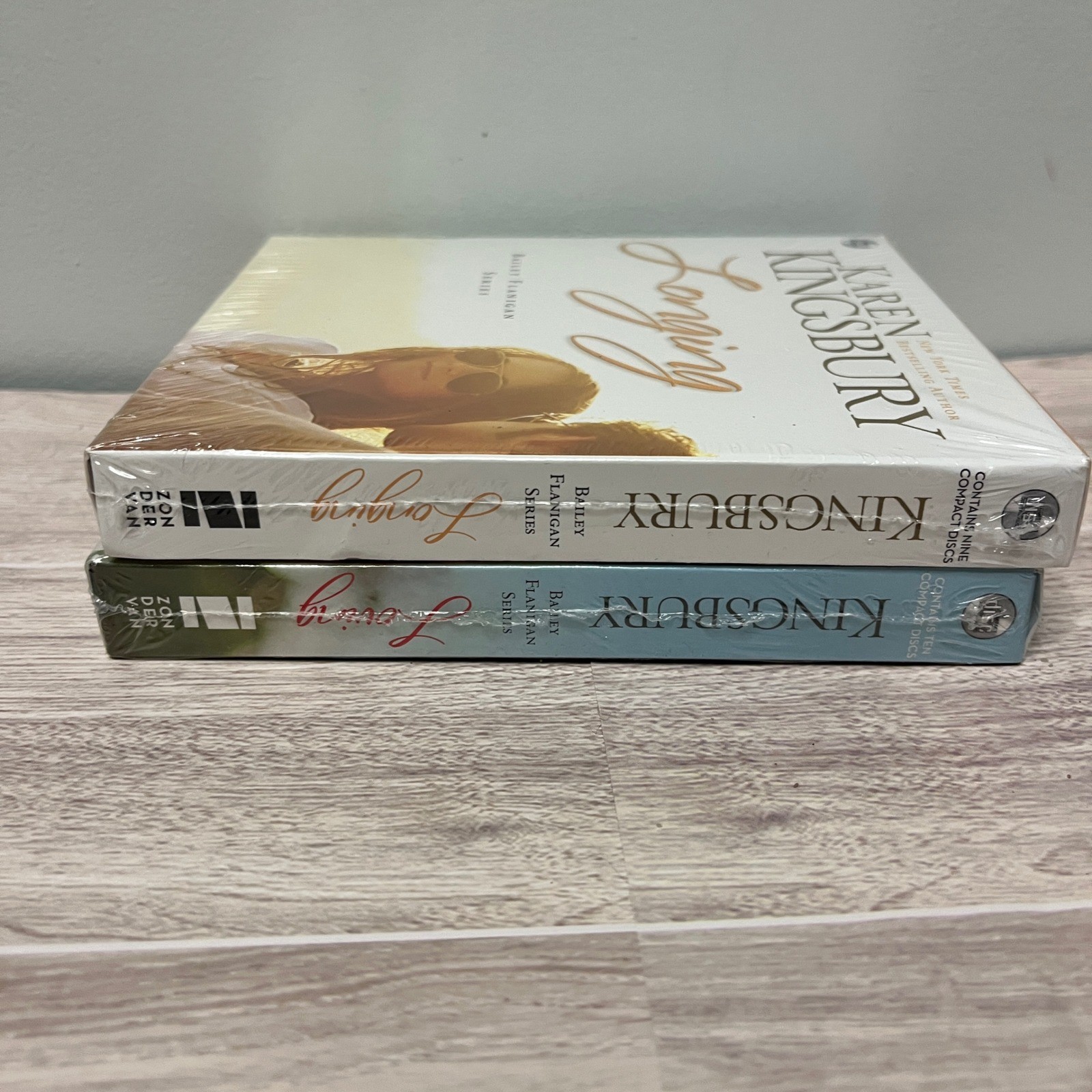 Karen Kingsbury Longing and Loving Bailey Flannigan Series Audiobooks CD Set