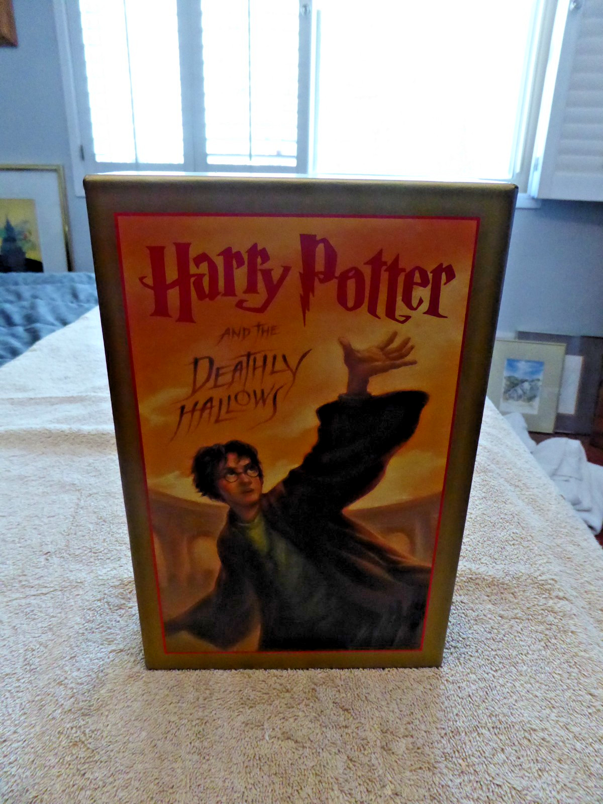 Harry Potter and the Deathly Hallows Deluxe Edition Book in Box Slip Case
