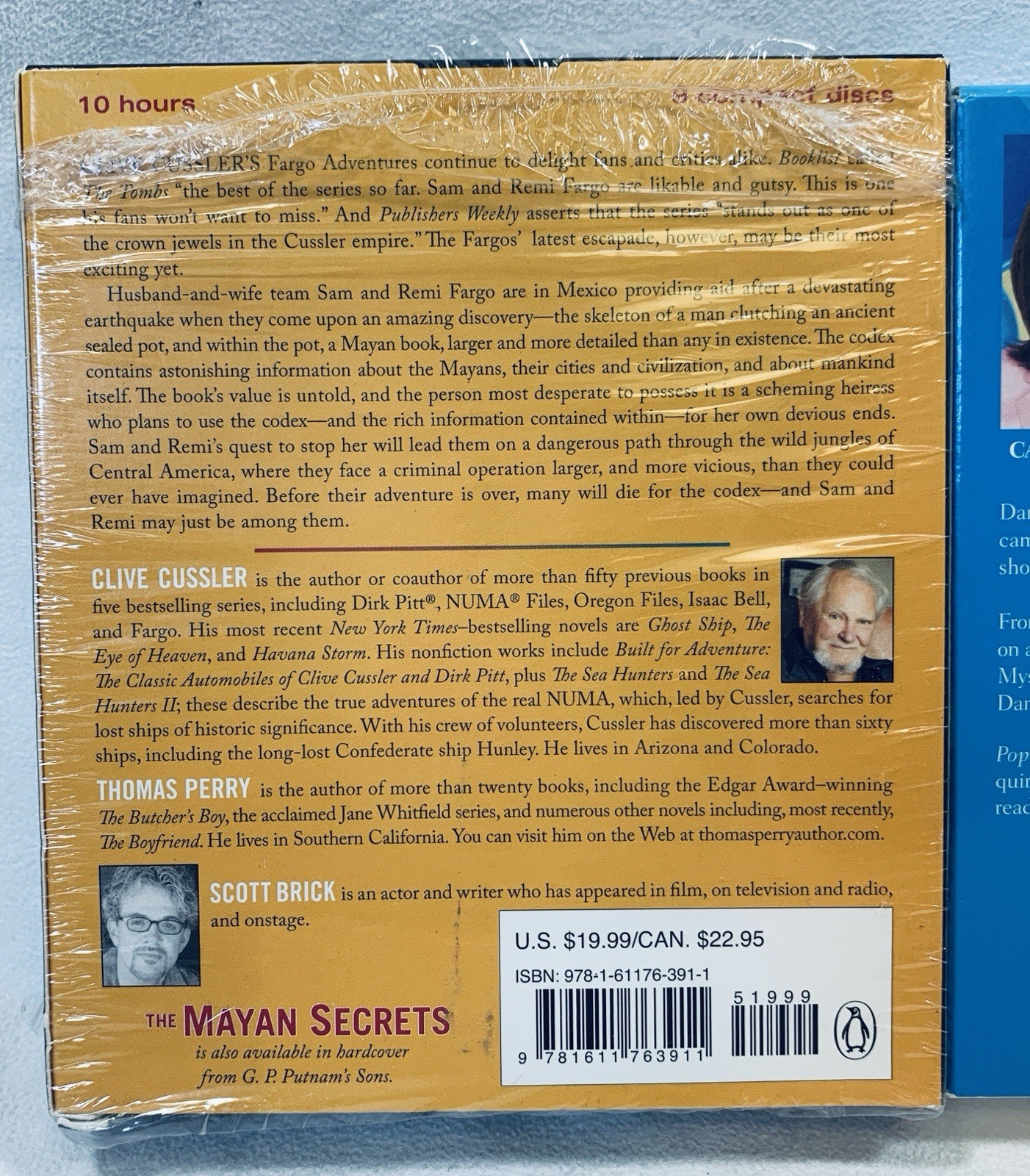 LOT CD Audio Books MAYAN SECRETS Culler POPPED Higgins Clark SAY GOODBYE Gardner