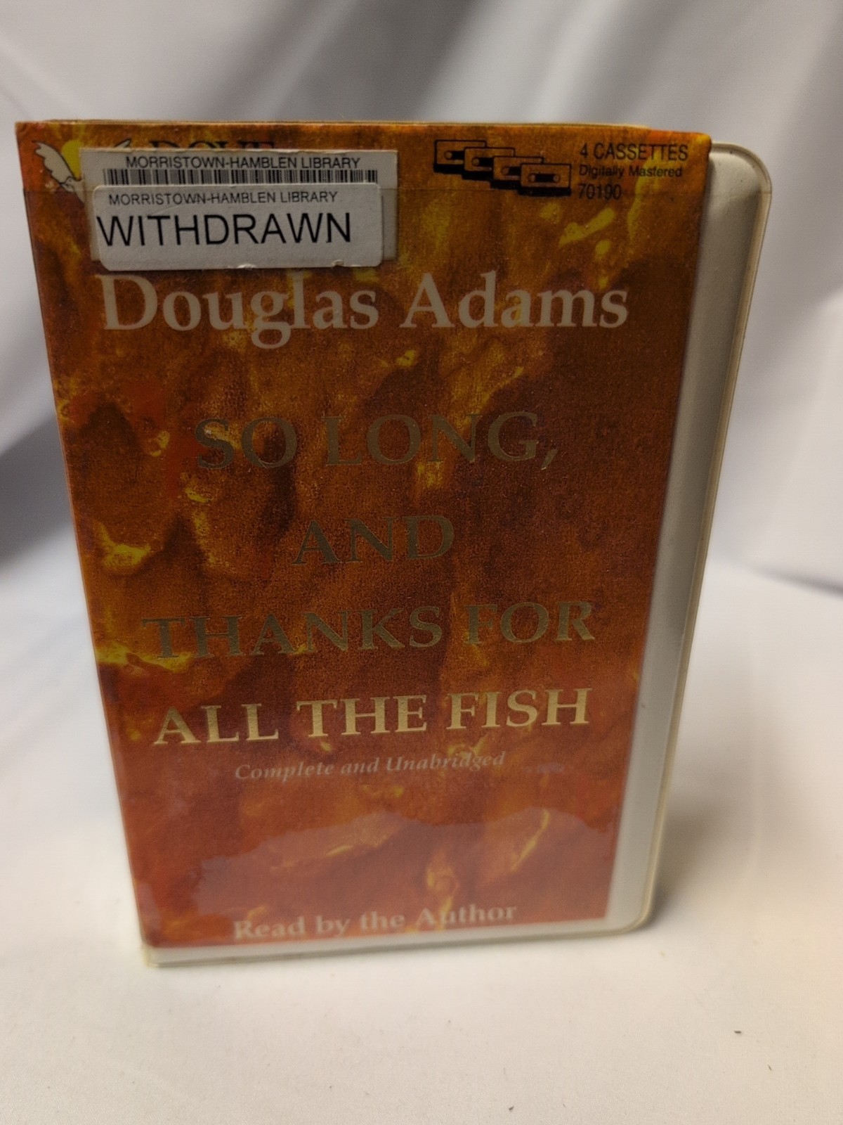 SO LONG AND THANKS FOR ALL THE FISH Cassette Audiobook Douglas Adams Audio Book