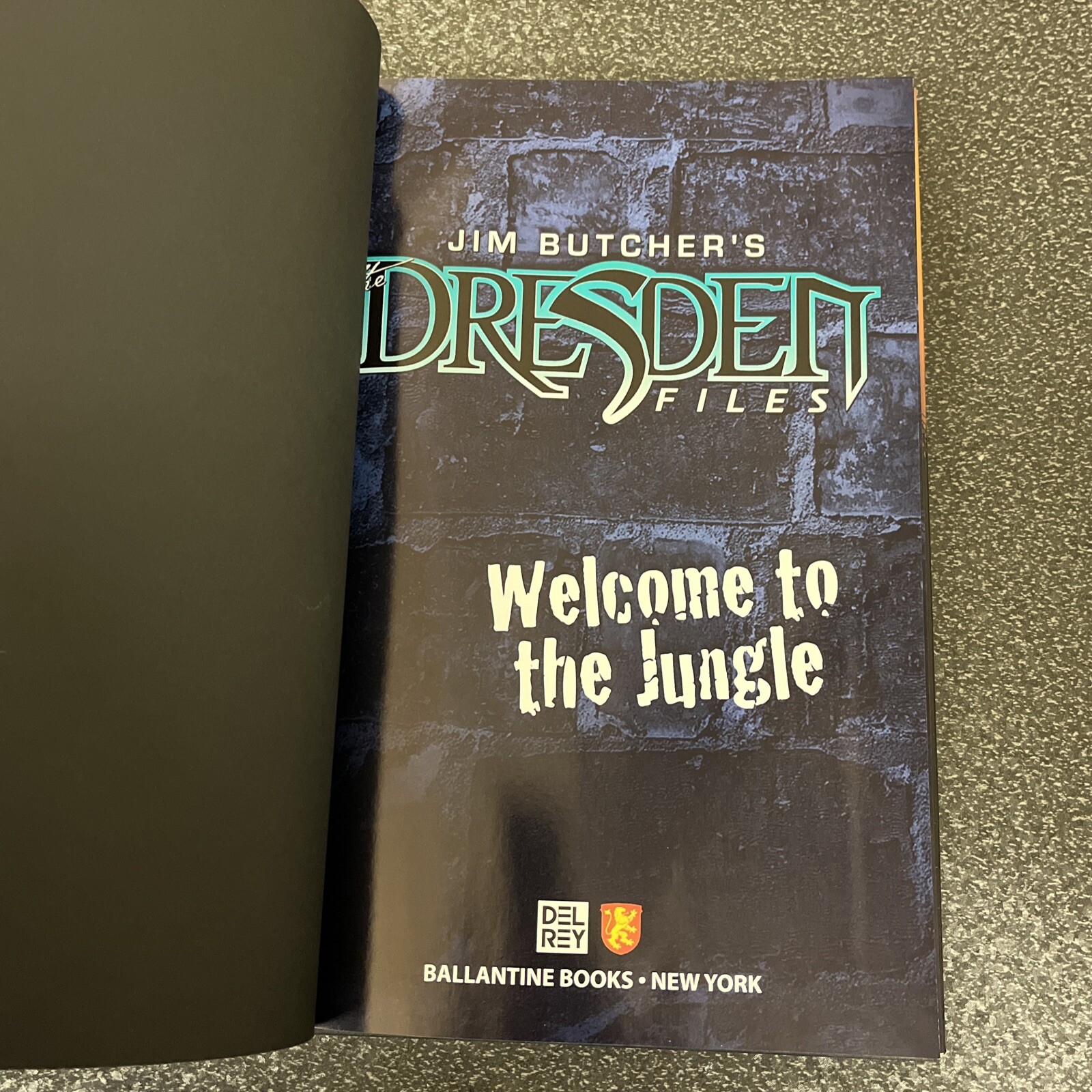 The Dresden Files Welcome To The Jungle by Jim Butcher Hardcover DJ