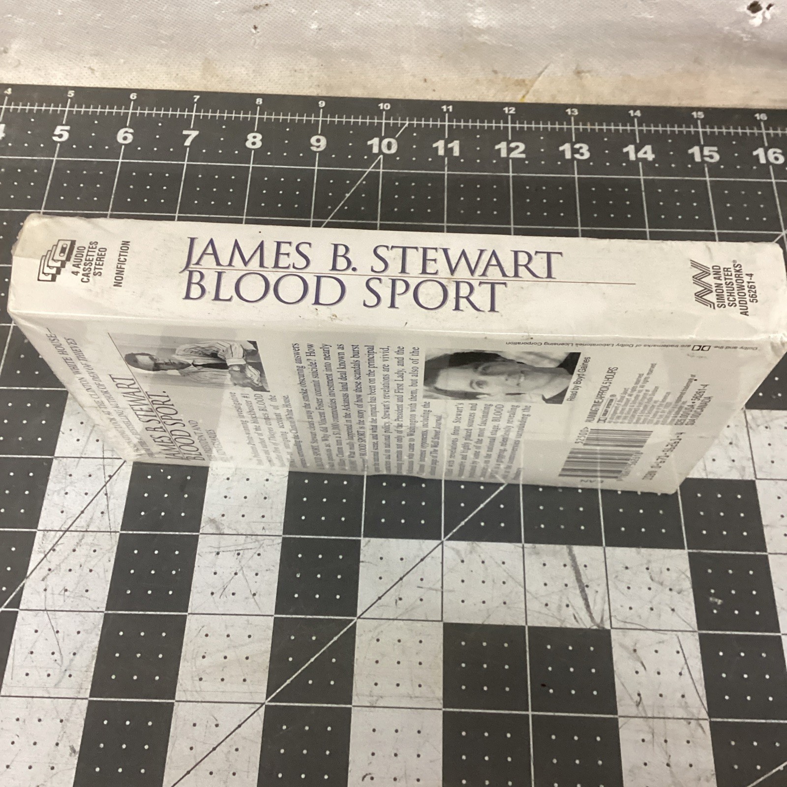 Blood Sport By James Stewart Audio Book 4 Cassette Set 1996 Factory Sealed