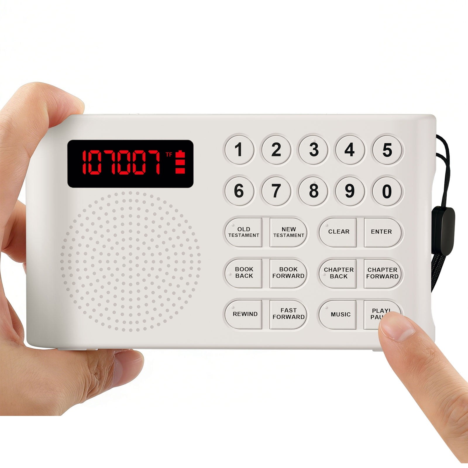 KJV Audio Bible Player for Seniors – King James Version Electronic Talking Bible