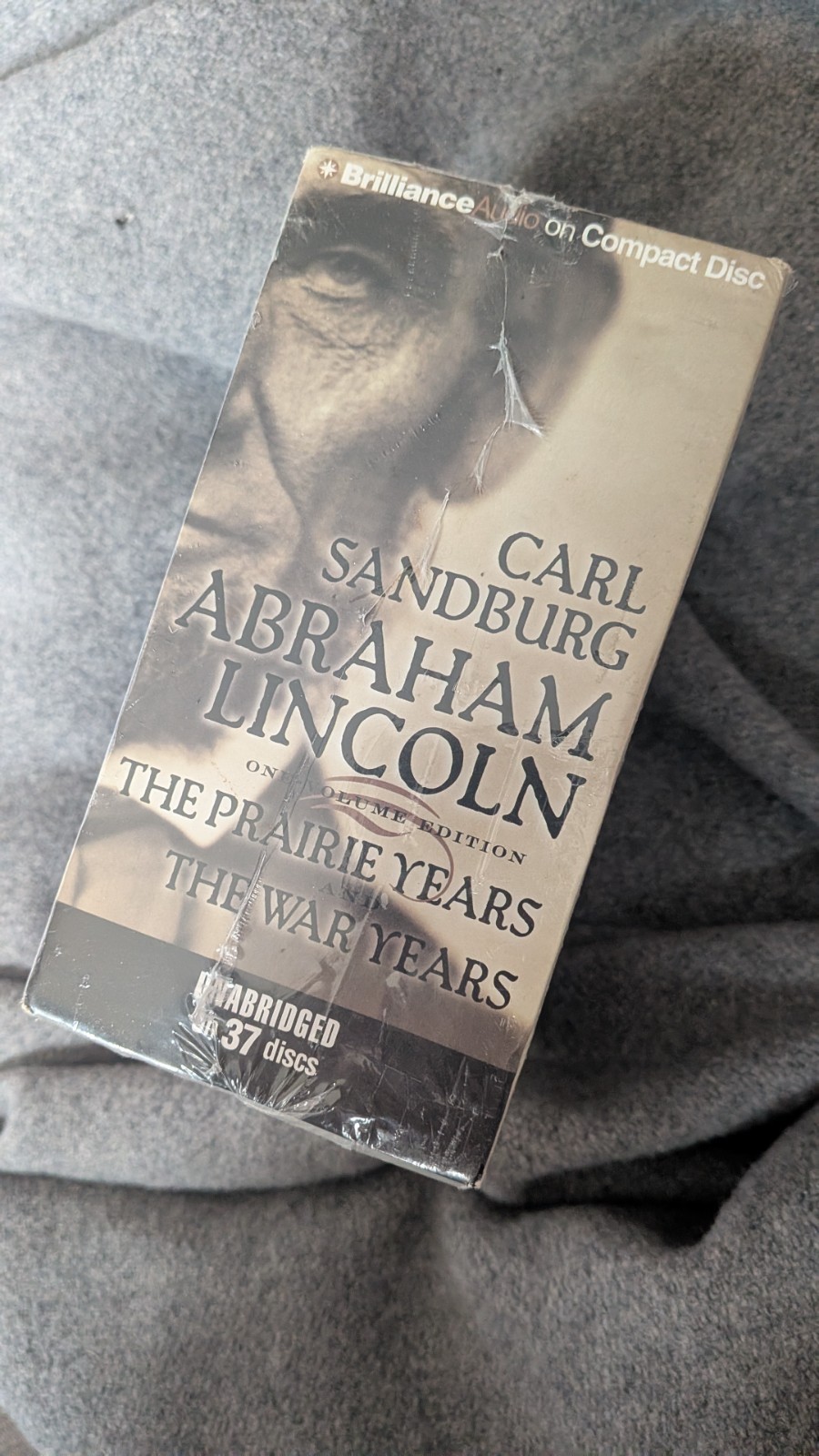 CARL SANDBURG ABRAHAM LINCOLN unabridged audiobook NEW