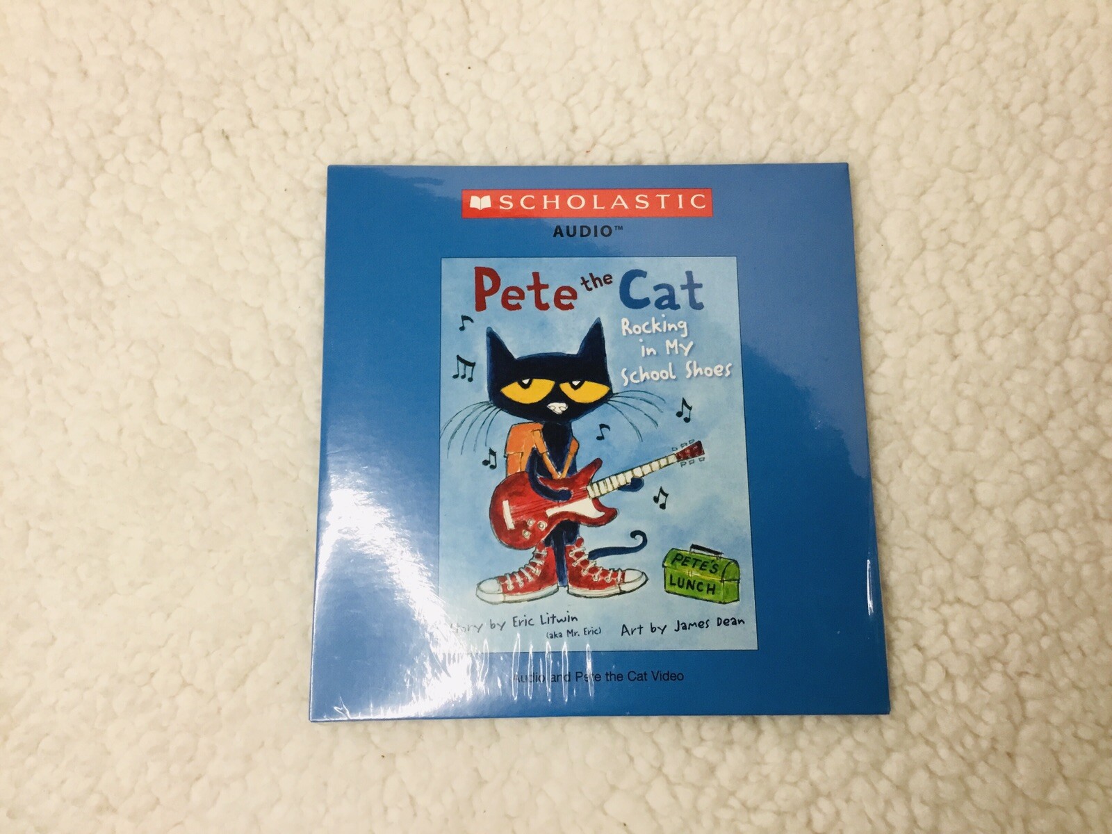 Scholastic Audio CD Book Pete The Cat Rocking In My School Shoes