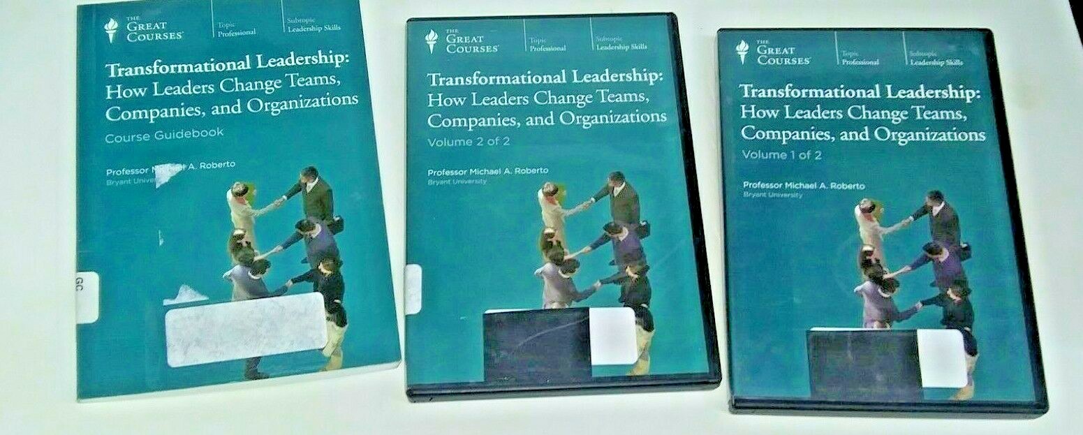 TRANSFORMATIONAL LEADERSHIP: HOW LEADERS CHANGE TEAMS 12-DISC AUDIO CD & 1 Book