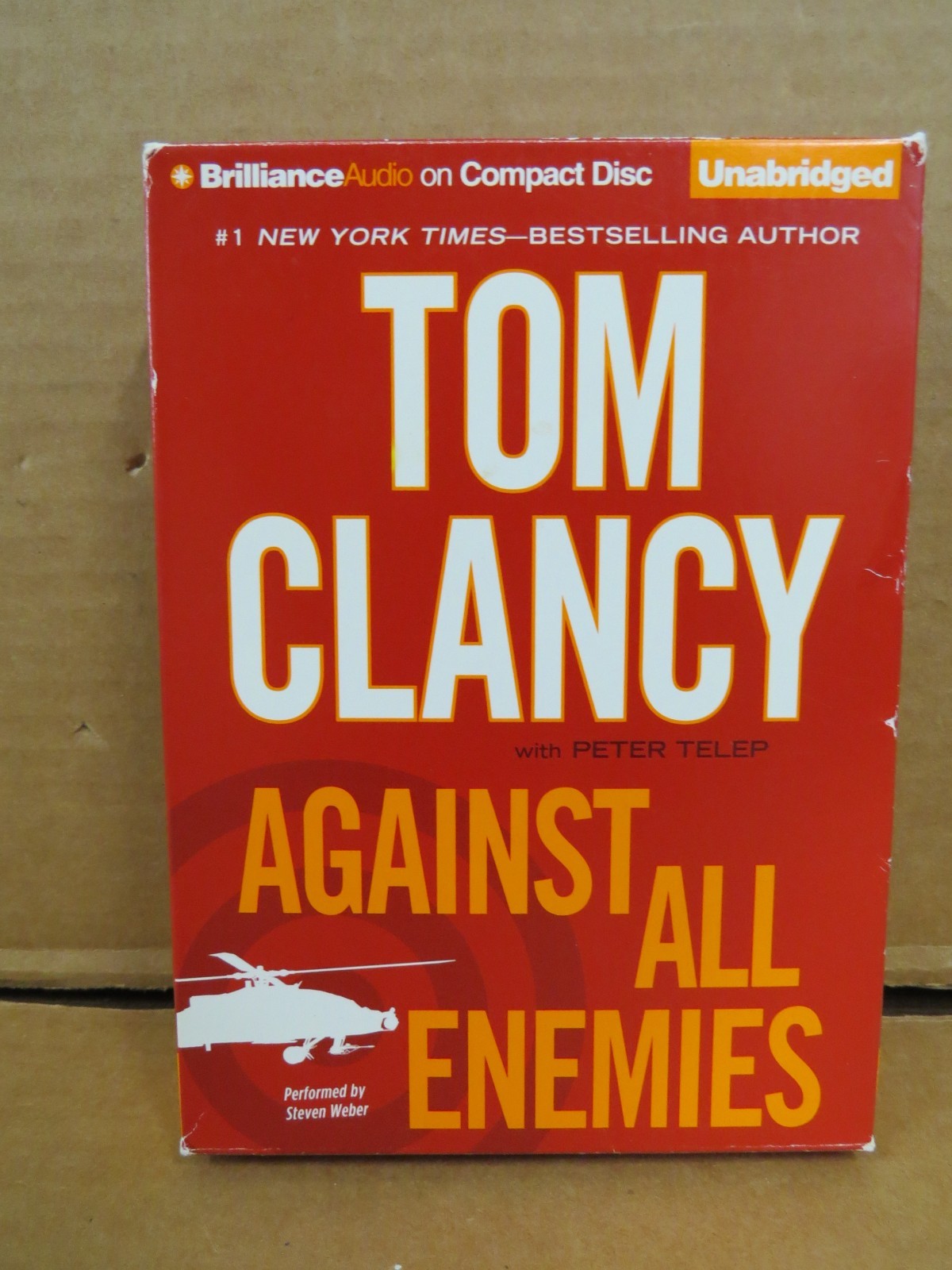 Tom Clancy Against All Enemies Unabridged CD Audiobook USA BASED SELLER