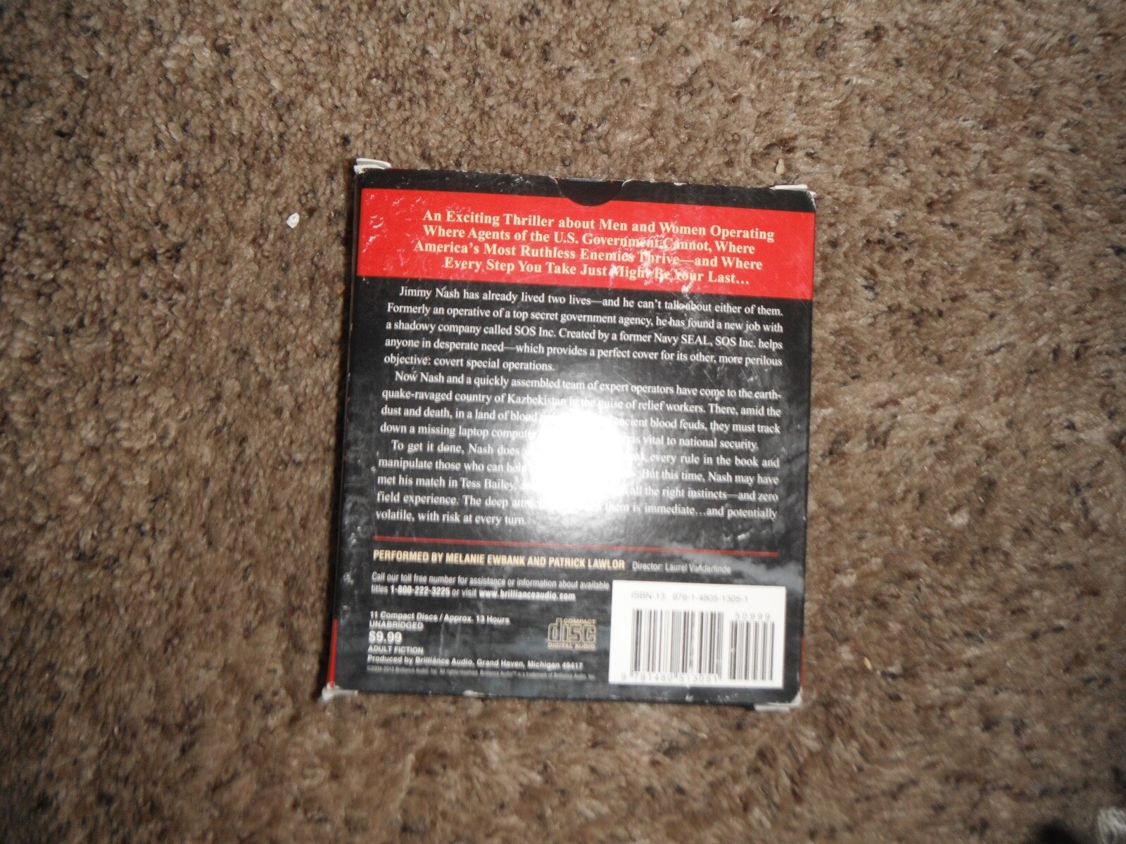 Audiobook CASSETTE «Flashpoint» By Suzanne Brockmann ~ Abridged Novel Q3