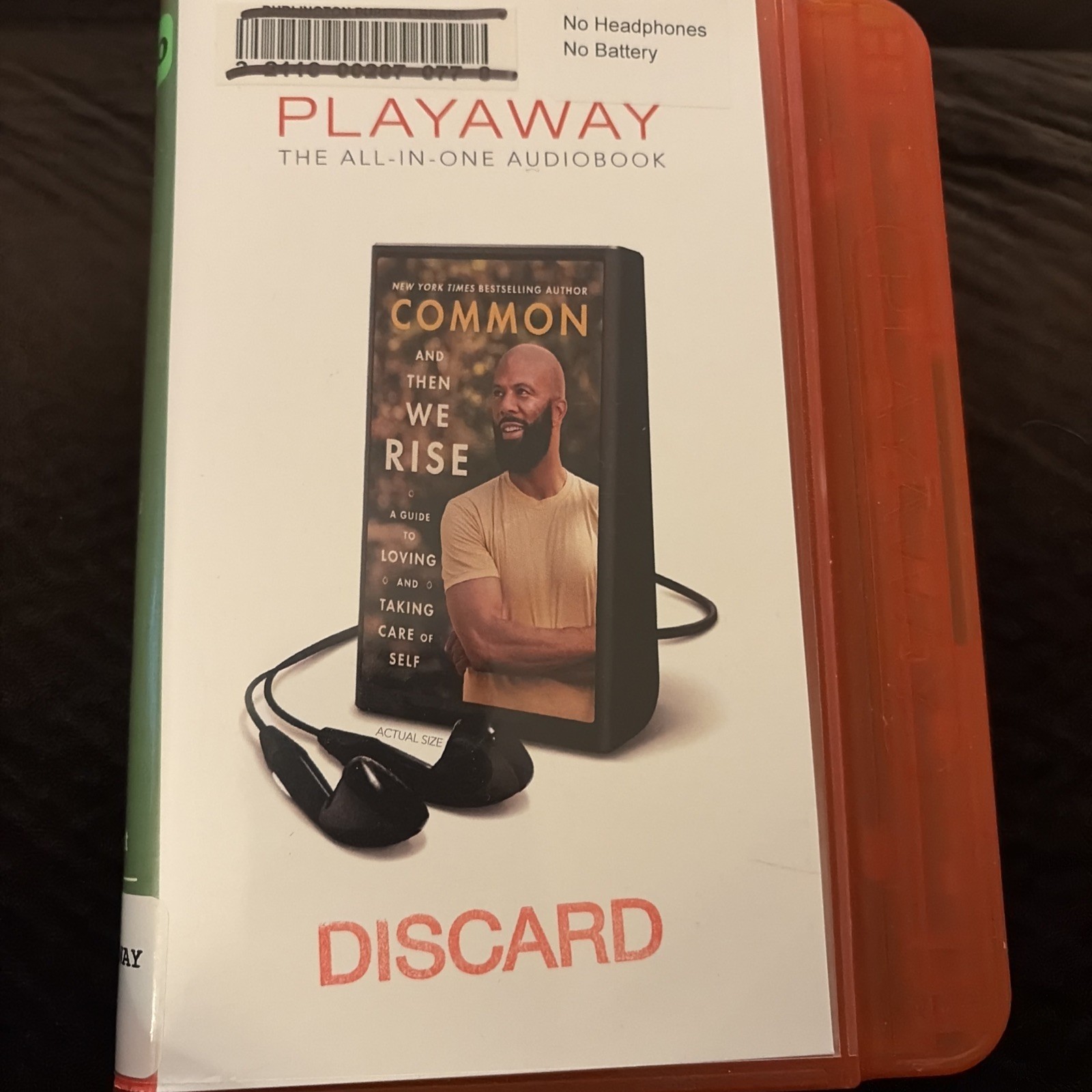 Playaway Audiobook Ex Library — And Then We Rise By Common