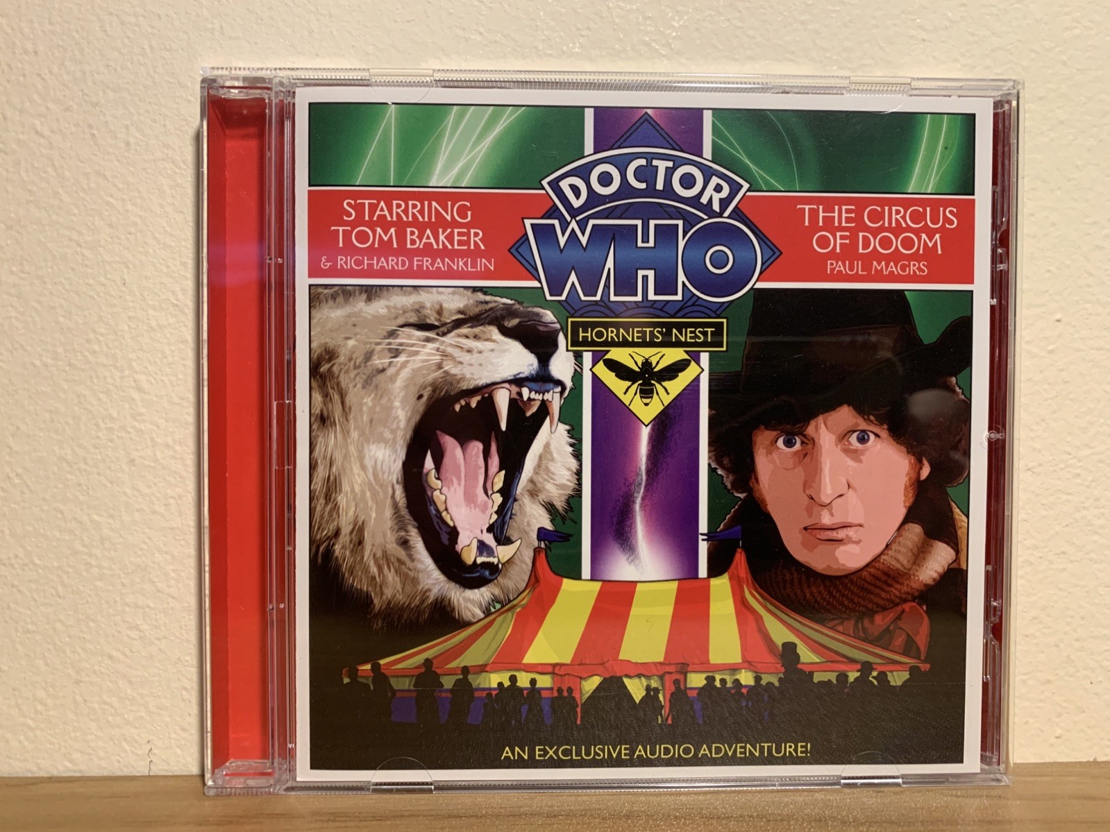 DOCTOR WHO THE CIRCUS OF DOOM , HORNETS NEST TOM BAKER AUDIO CD