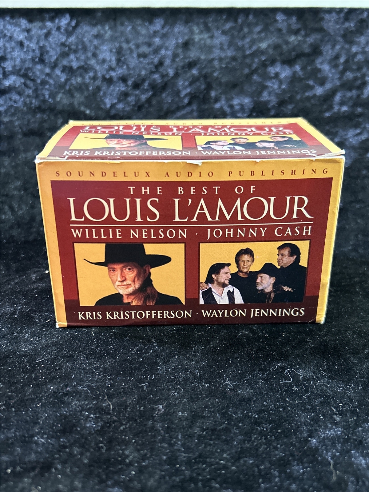 The Best of Louis L’Amour — 1997 Audio Cassette -Willie Nelson/Johnny Cash Set 4