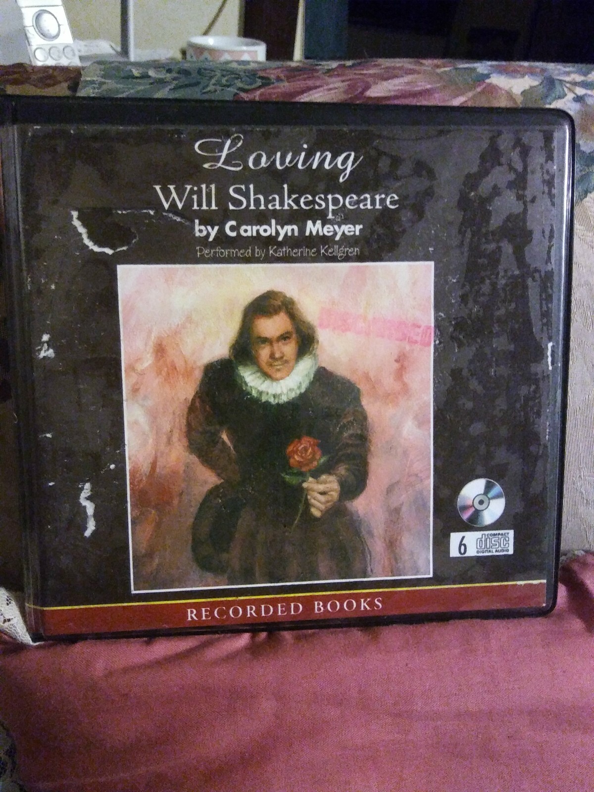 LOVING WILL SHAKESPEARE Audiobook on 6 CD’s By Carolyn Meyer Ex Lib