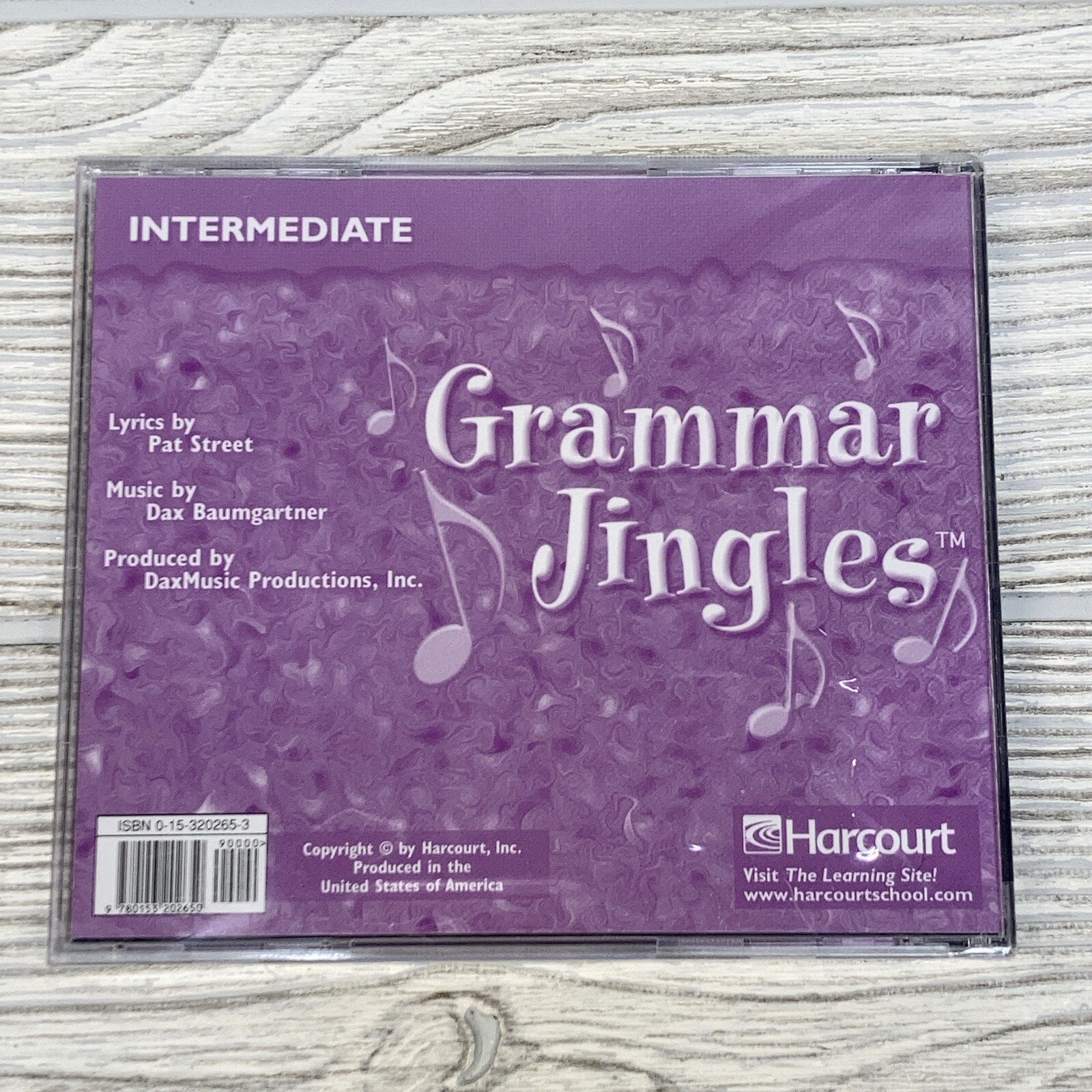 Grammar Jingles Intermediate Harcourt School Publishers Language Series NEW