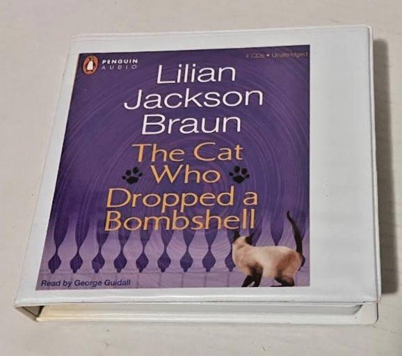 The Cat Who Dropped a Bombshell by Lilian Jackson Braun: Used Audiobook
