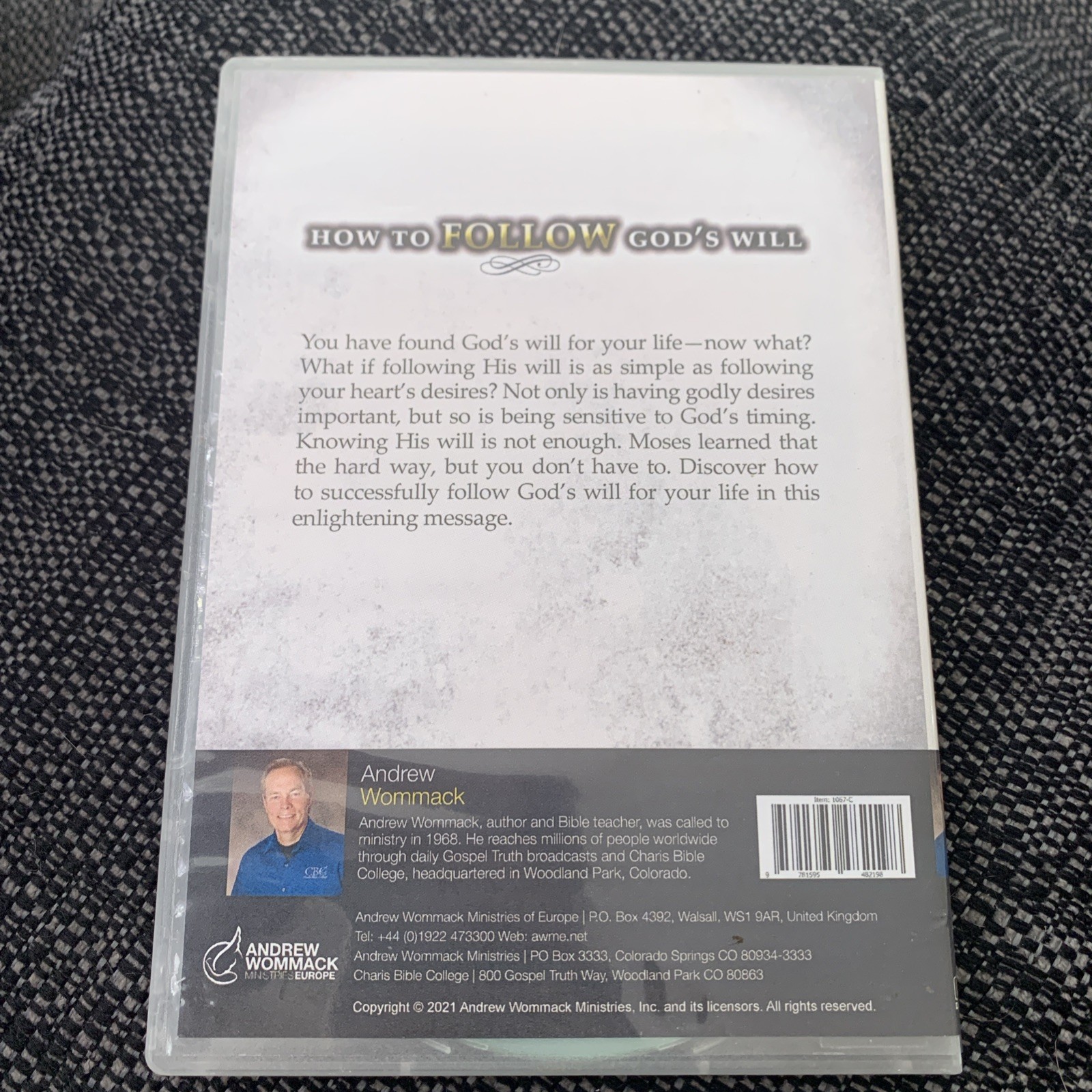 Andrew Wommack How To Follow God’s Will — 5 CD Set — 2021
