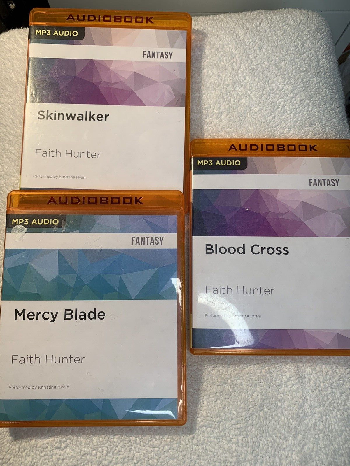 3-Faith Hunter «Skinwalker»,»Blood Cross»,»Mercy Blade» Unabridged MP3 Audiobks