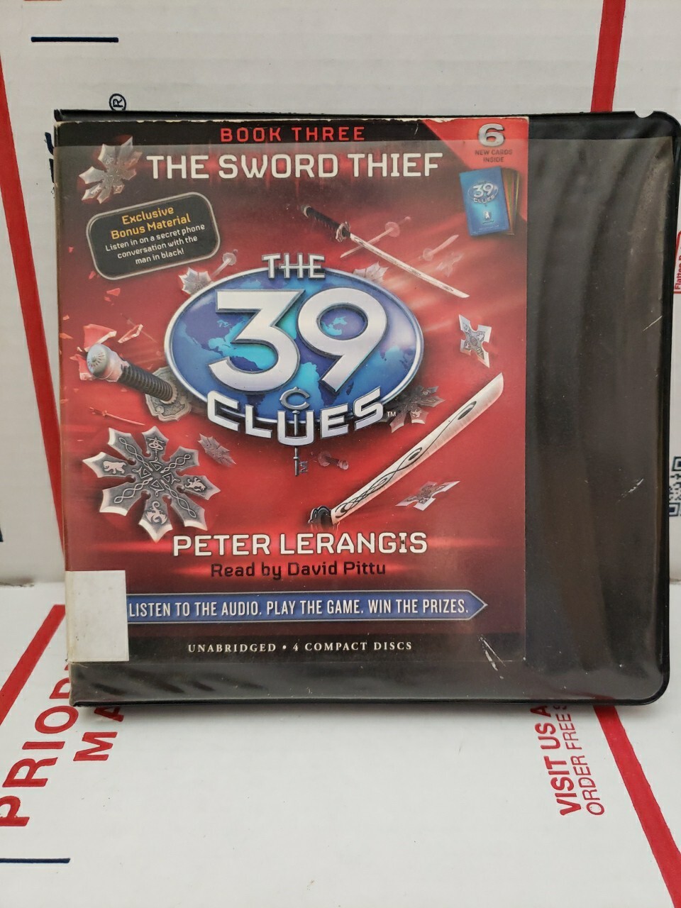 The Sword Thief (The 39 Clues, Book 3) Audio CD Unabridged — Shelf162f