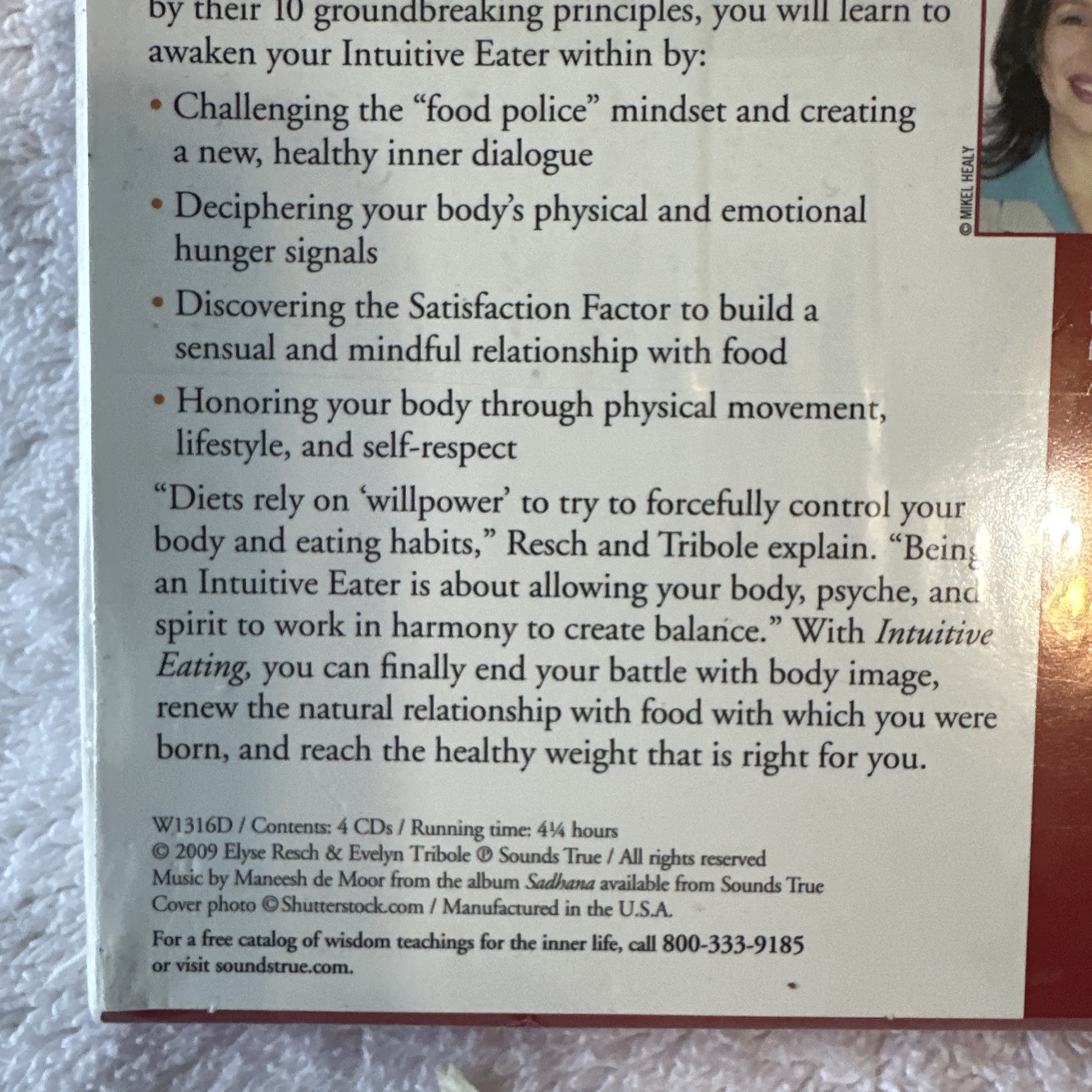 Intuitive Eating A Practical Guide to Make Peace with Food ELYSE RESCH 4-CDs New