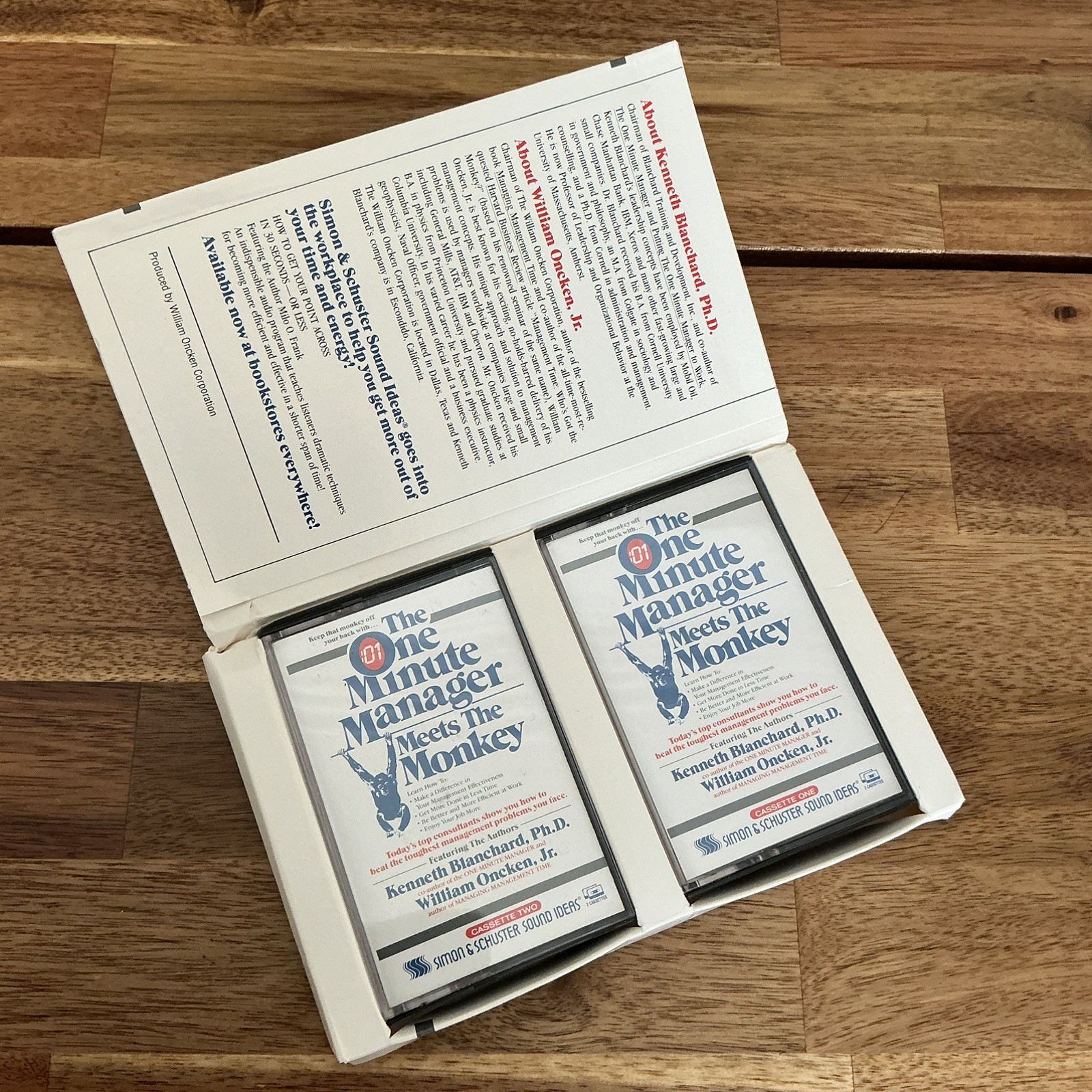 The One 1 Minute Manager Audio Cassette Tape Kenneth Blanchard & Spencer Johnson