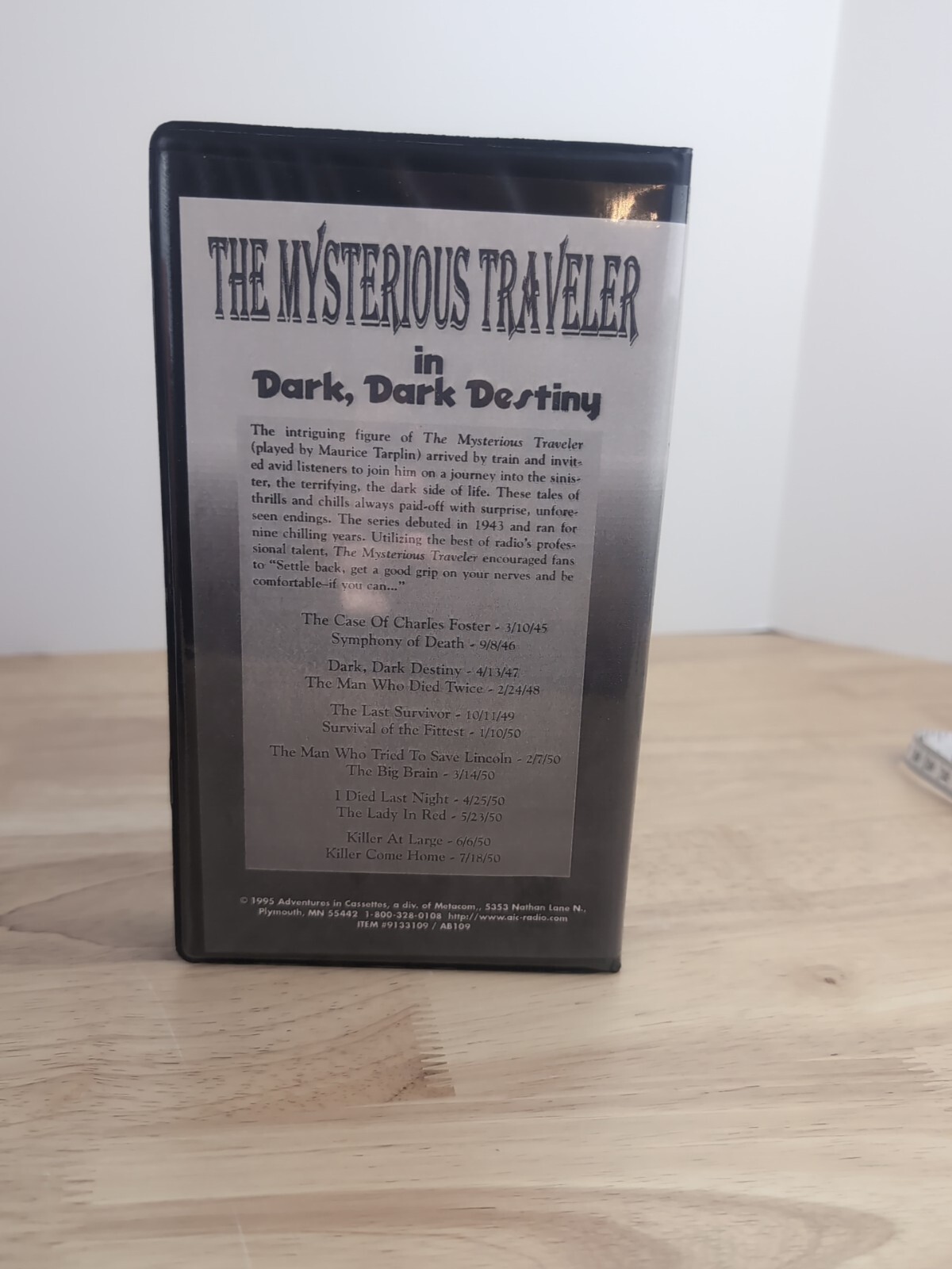 The Mystery Traveler Radio Stories From 1945-1950 On Audio Cassette Tape