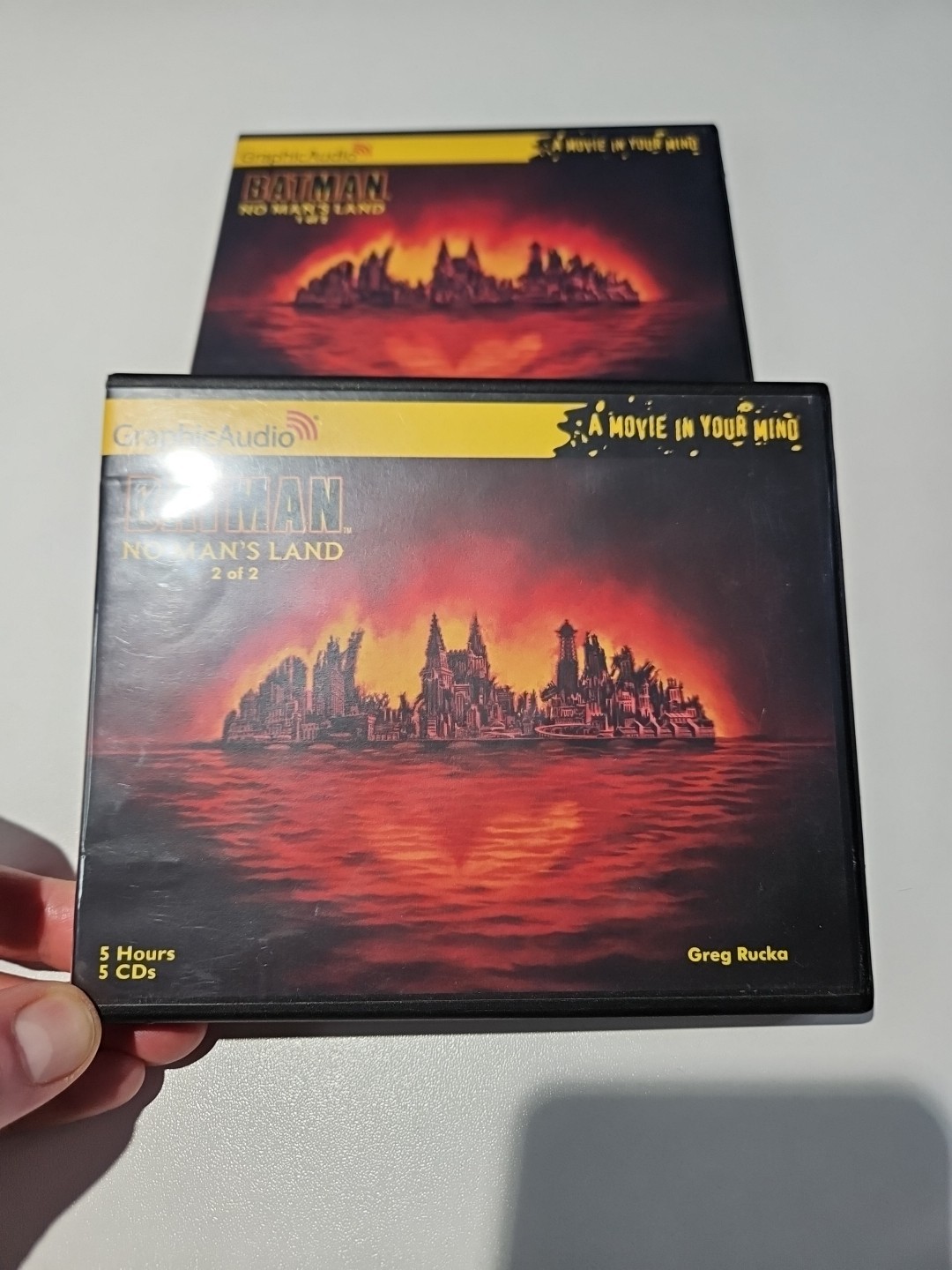 Graphic Audio Batman No Man’s Land 1 + 2 Set 10x Disc Movie In Your Mind CD Book