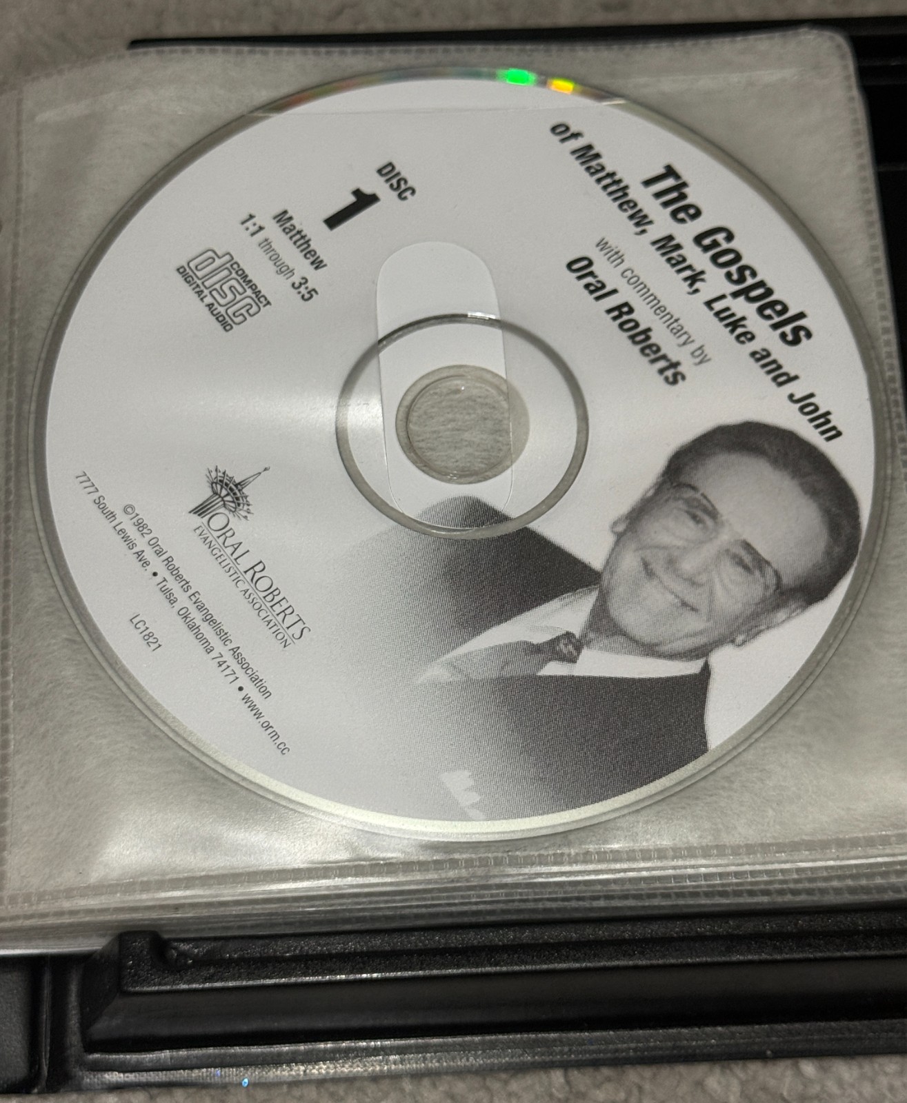 The Gospels Of Matthew Mark Luke & John Oral Roberts 24 CDs