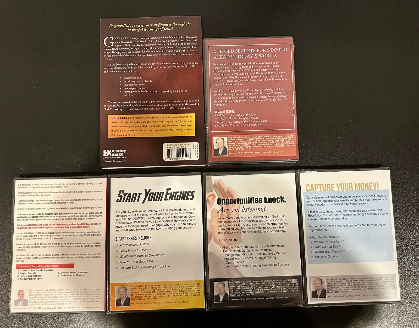Gary Keesee Audio CD Lot + Money Mysteries from the Master Book & DVD Combo