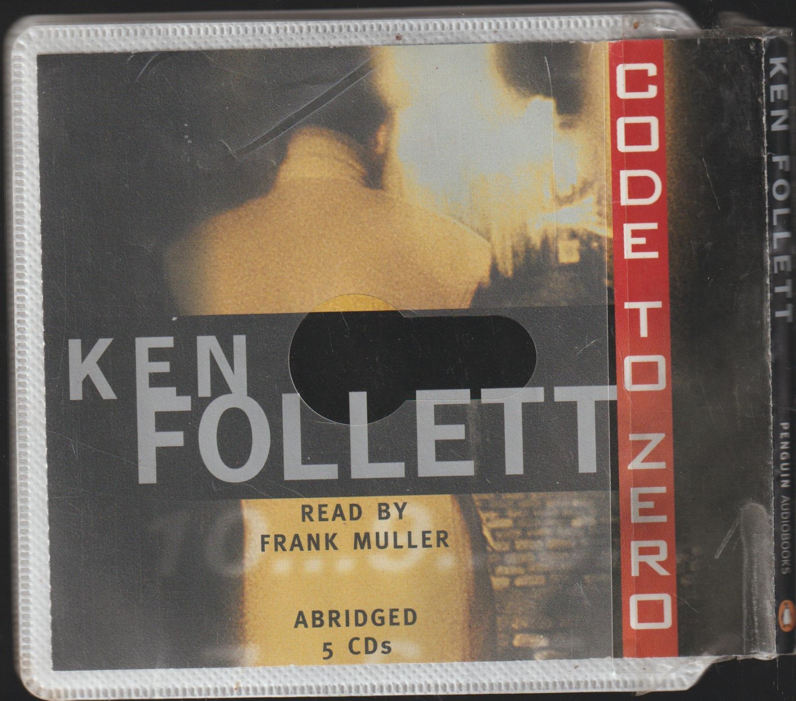Ken Follett Code to Zero Frank Muller Audiobook 5-CD’s 2000 Library Copy