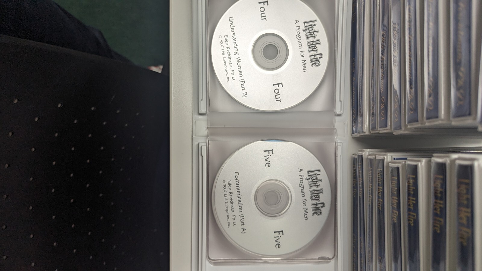 Light Her Fire Relationship Course CDs By Dr Ellen Kreidman (Lot Of 20 New)