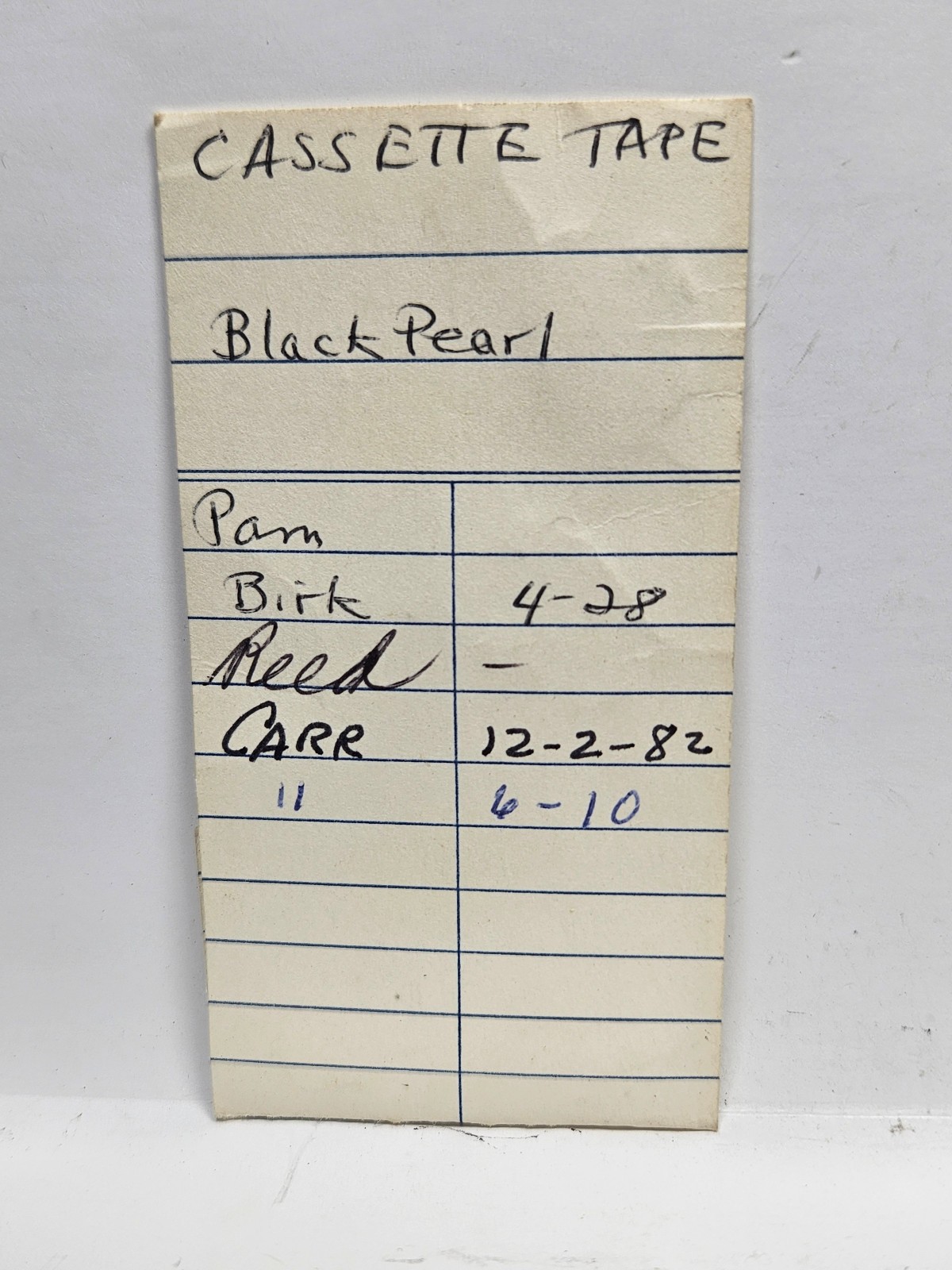 Cassette Tape The Black Pearl Newbery Awards NAC 3050
