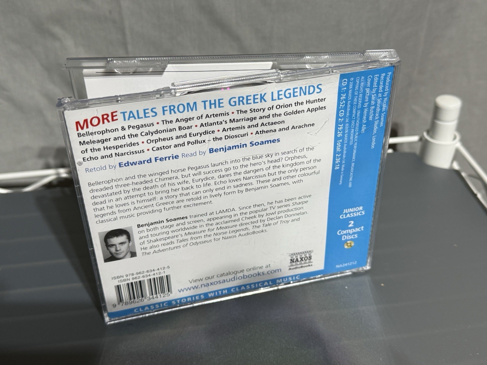 Tales From the Greek Legends by Edward Ferrie Benjamin Siamese Audiobook CD Lot