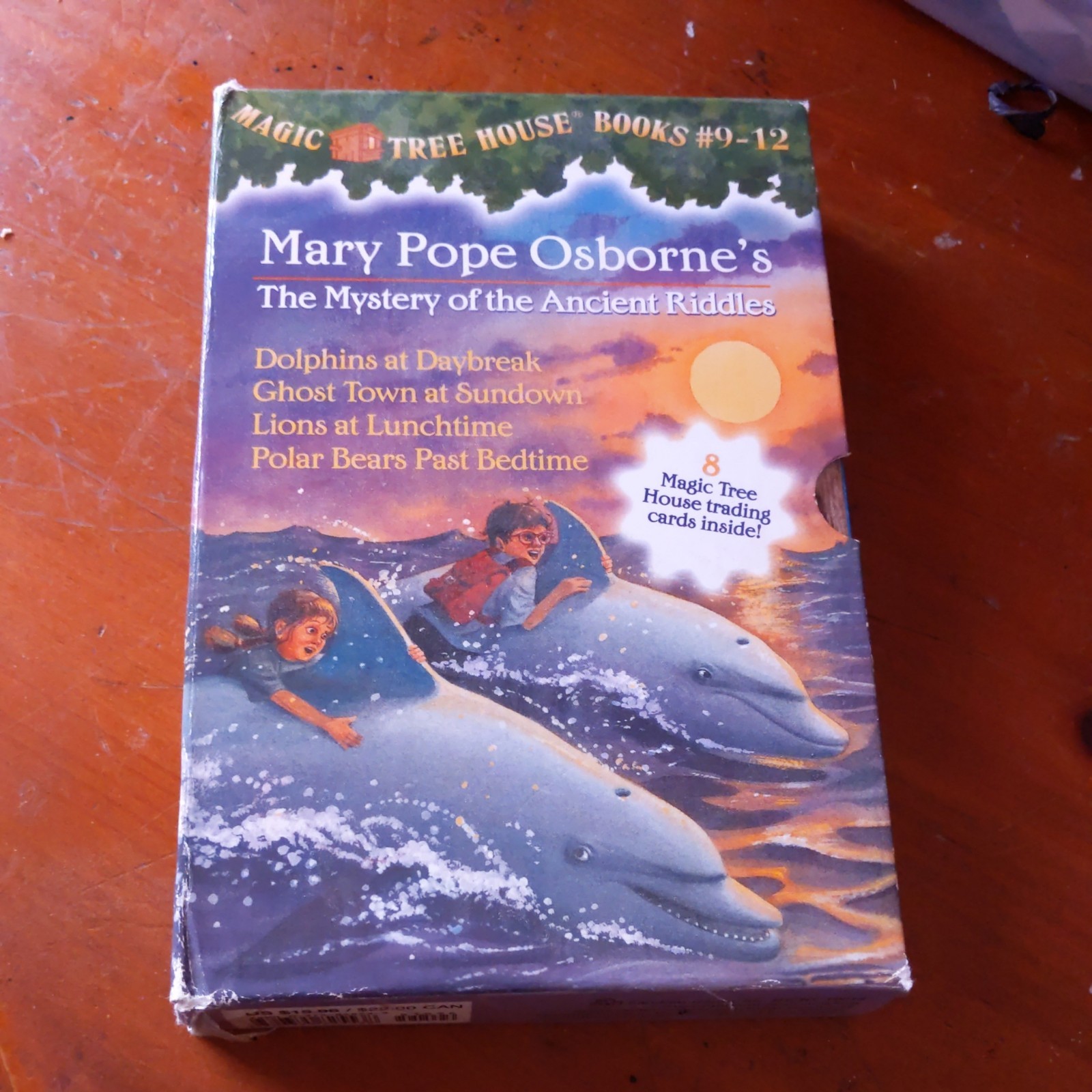 Magic Tree House Boxed Set Books 9-12 Mary Pope Osborne Kids Reading Trivia Card