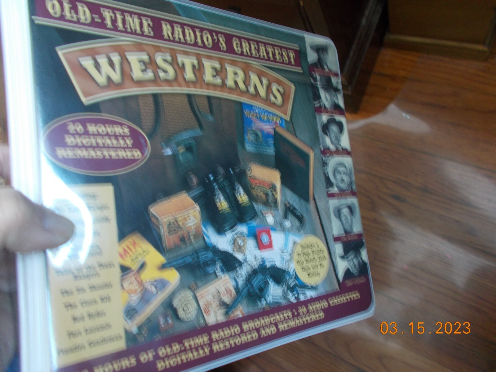 20 Hours Old-Time Radio Greatest Western Programs on Cassettes, missing booklet