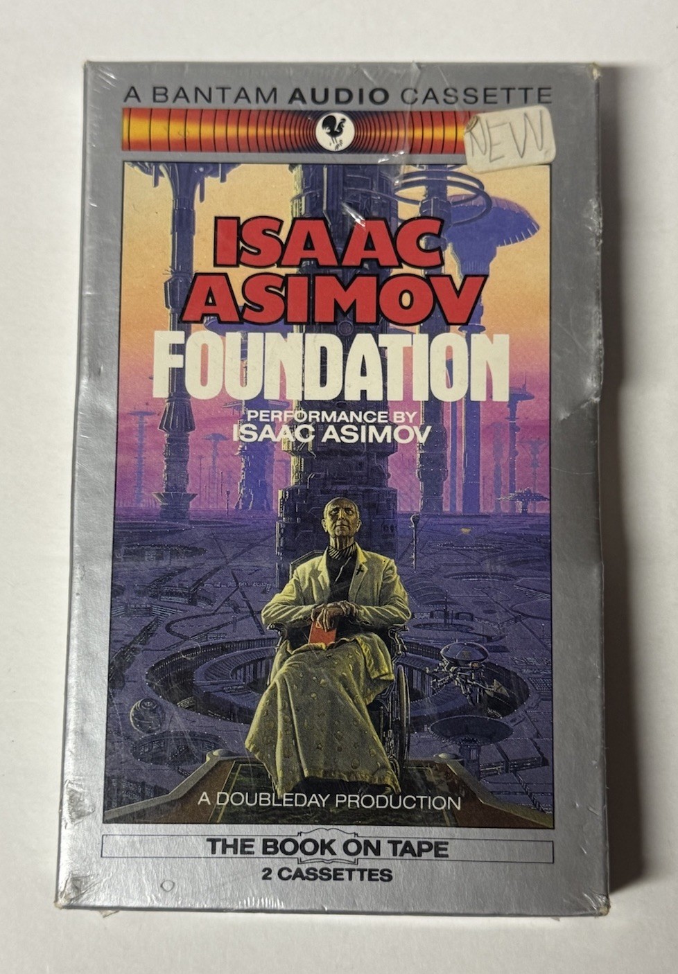 1988 Isaac Asimov Foundation Audiobook Bantam Audio Cassette Book On Tape NEW